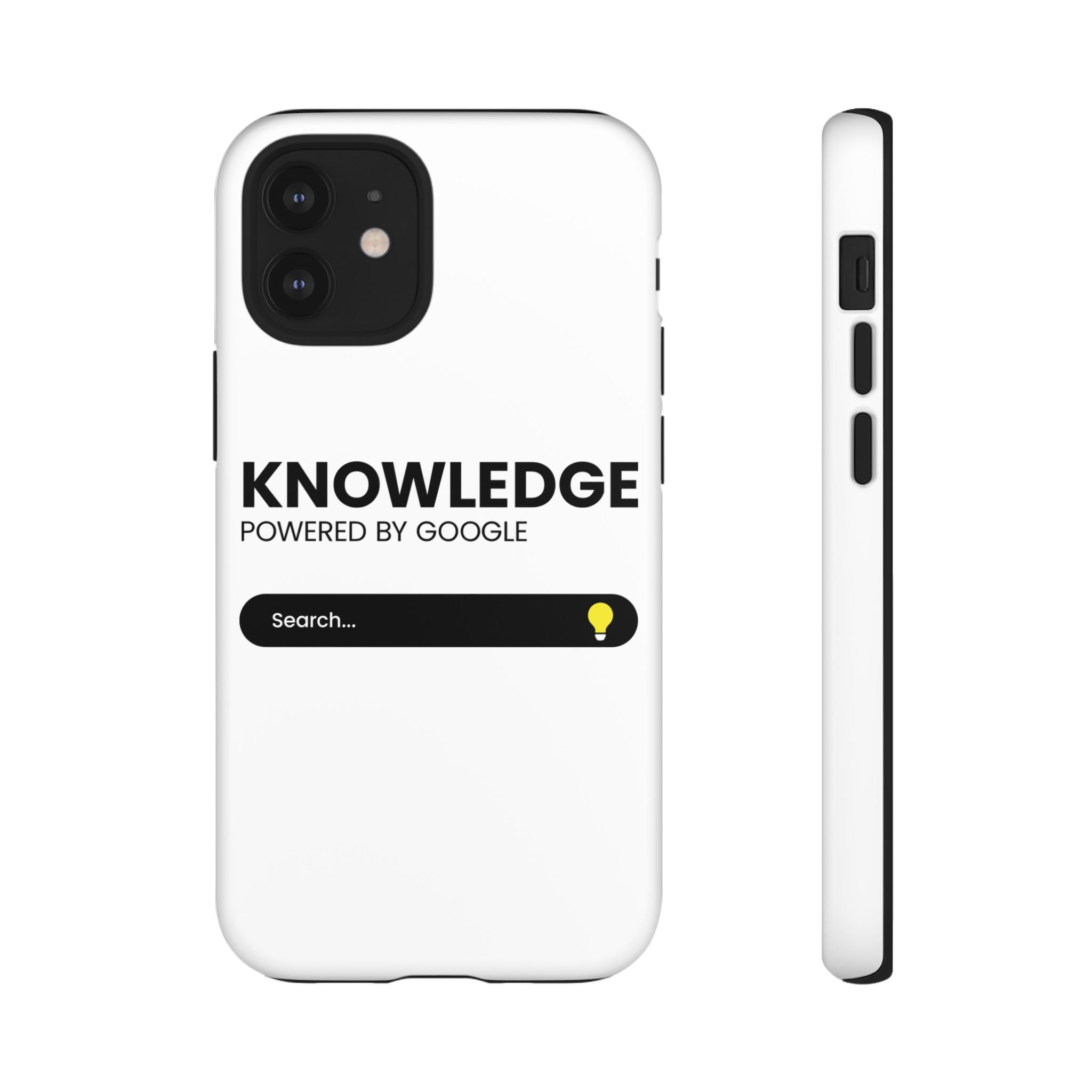 Phone Case — "Knowledge Powered by Google" Search Bar Design