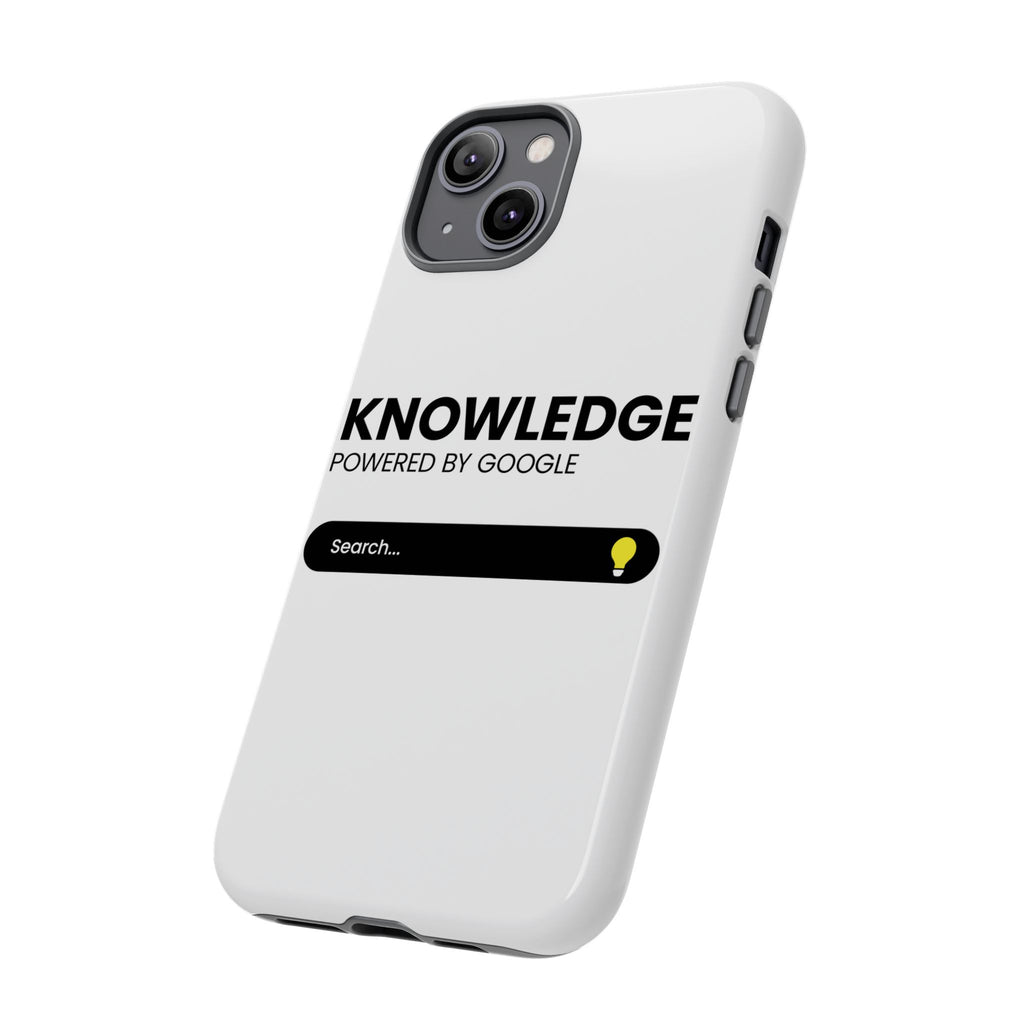 Phone Case — "Knowledge Powered by Google" Search Bar Design