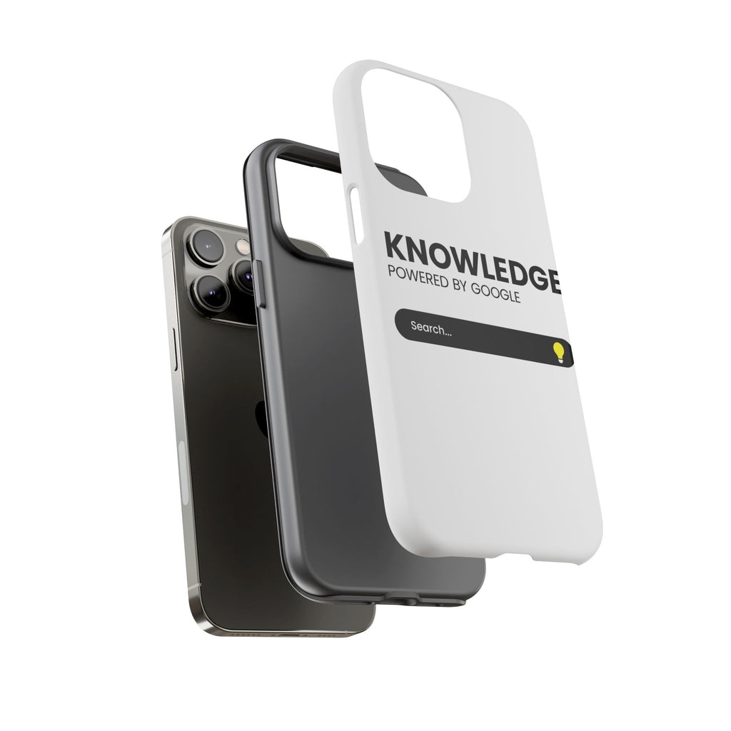 Phone Case — "Knowledge Powered by Google" Search Bar Design