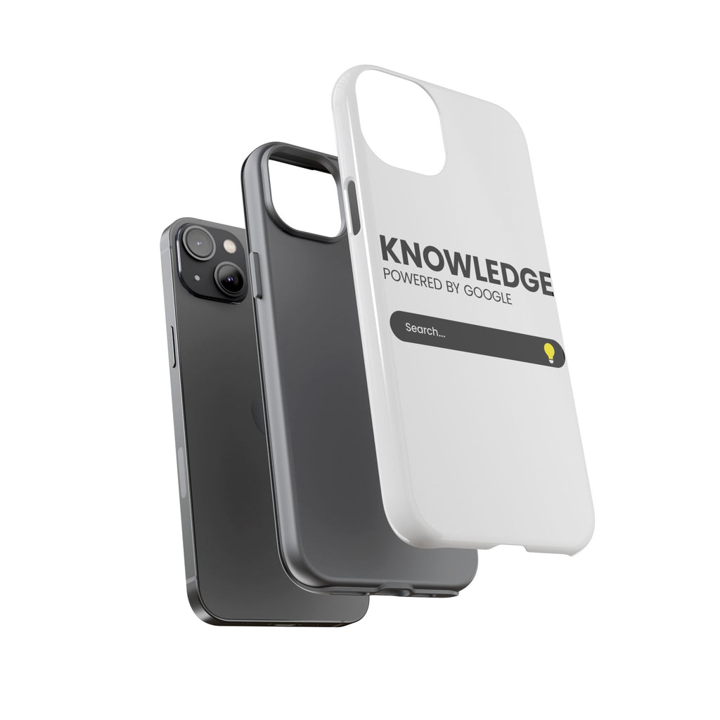 Phone Case — "Knowledge Powered by Google" Search Bar Design