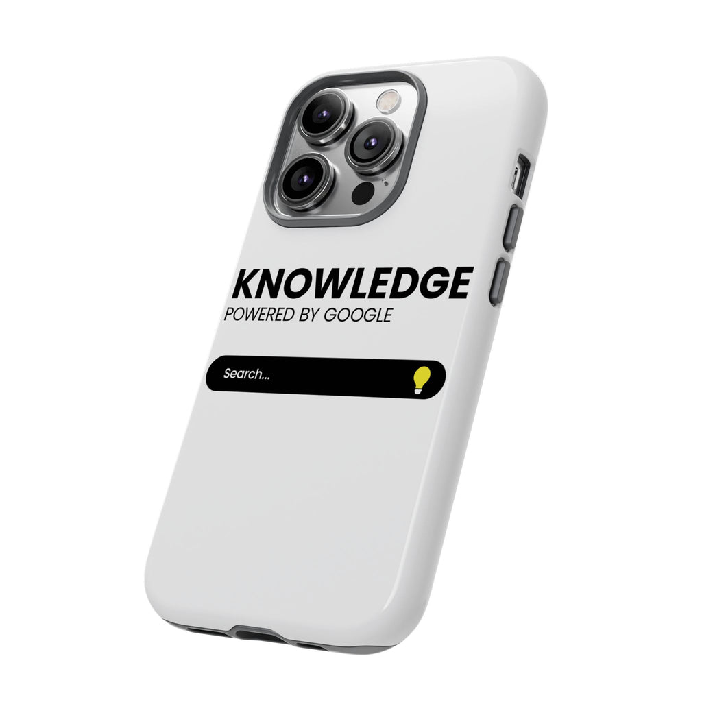 Phone Case — "Knowledge Powered by Google" Search Bar Design