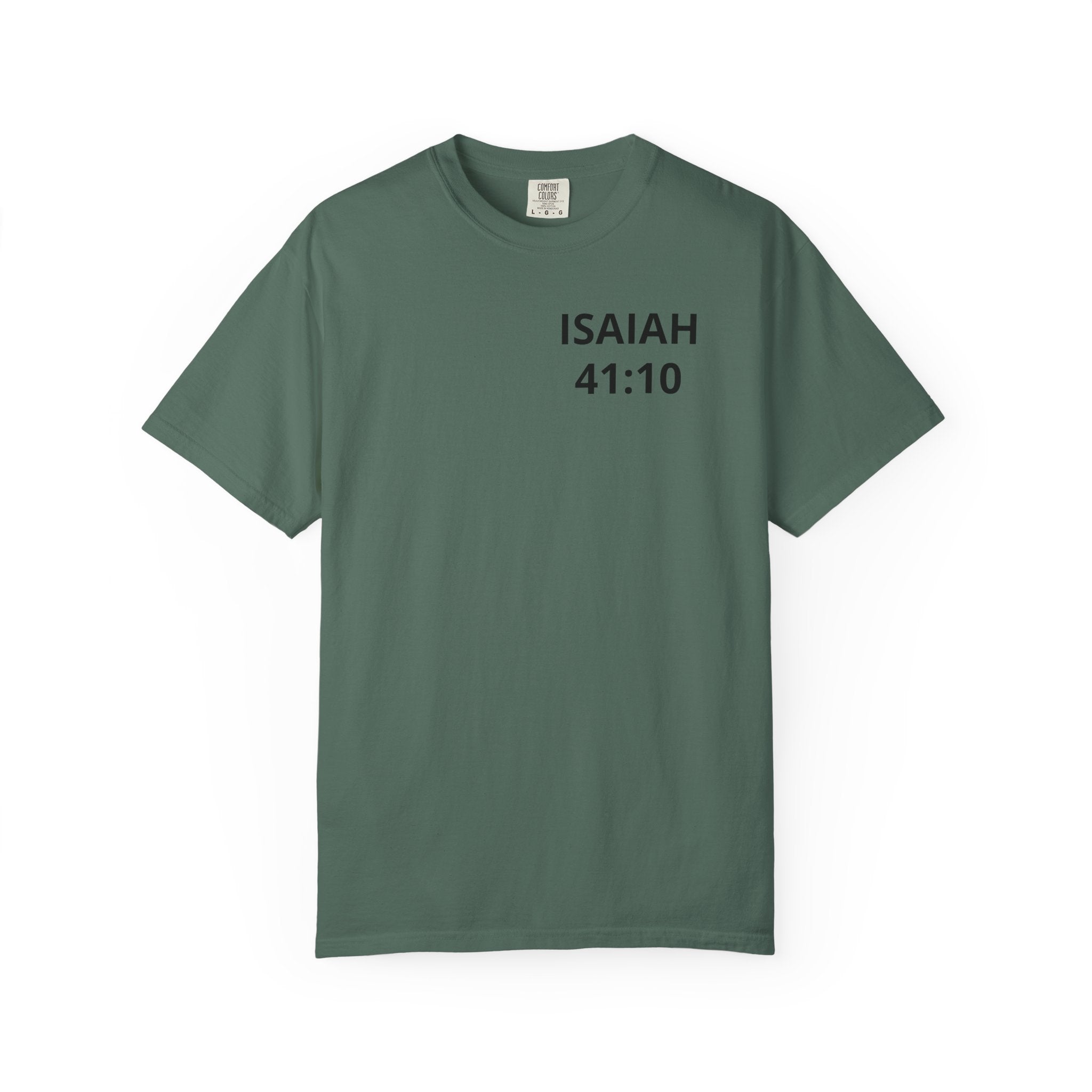 Isaiah 41:10 'He Is My Savior' Christian T-Shirt