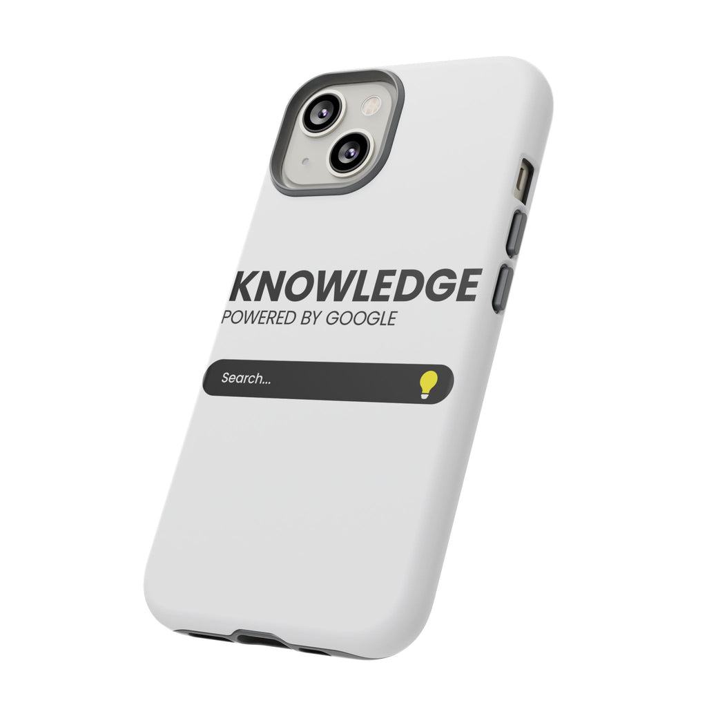Phone Case — "Knowledge Powered by Google" Search Bar Design