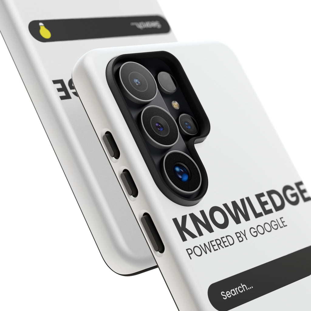 Phone Case — "Knowledge Powered by Google" Search Bar Design