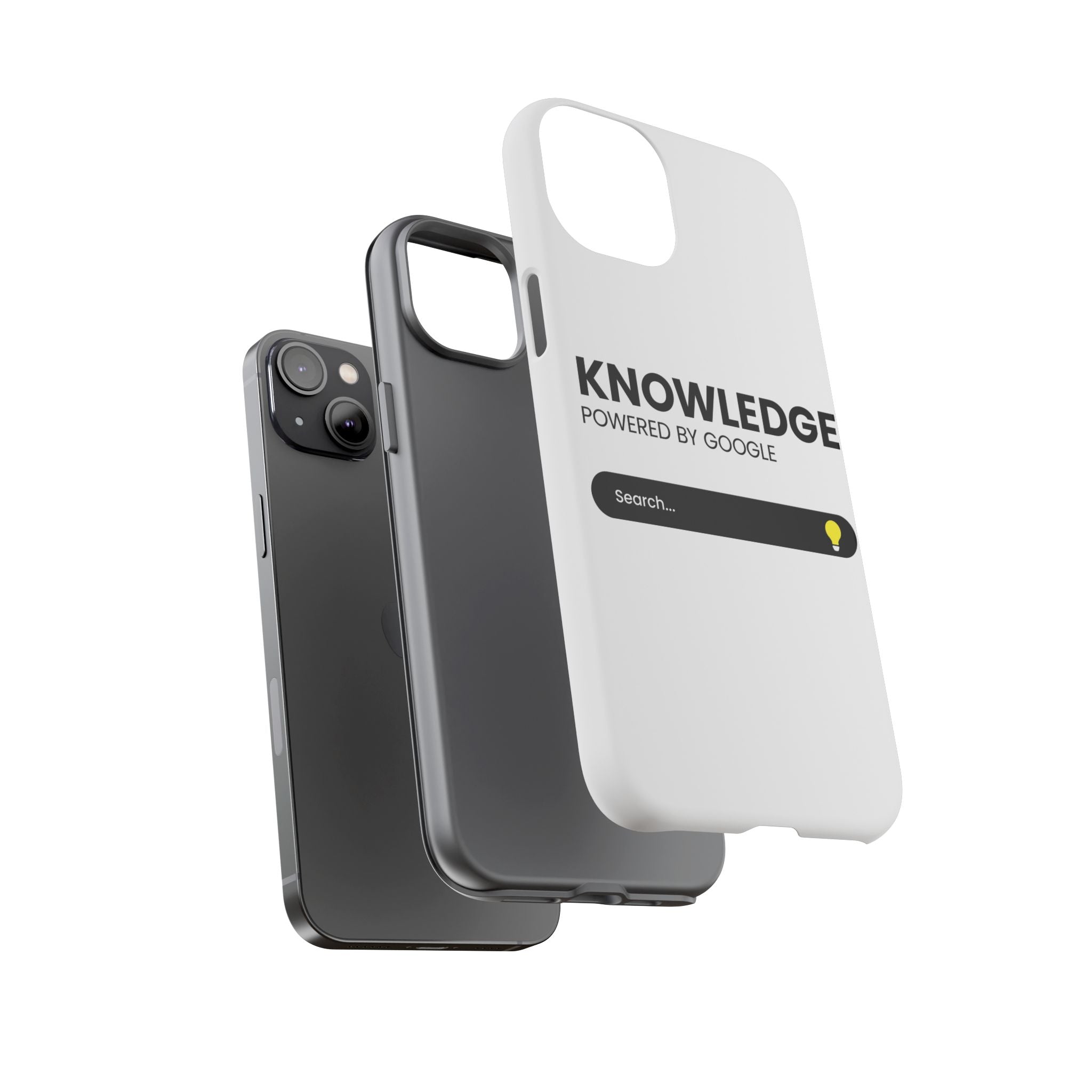 Phone Case — "Knowledge Powered by Google" Search Bar Design
