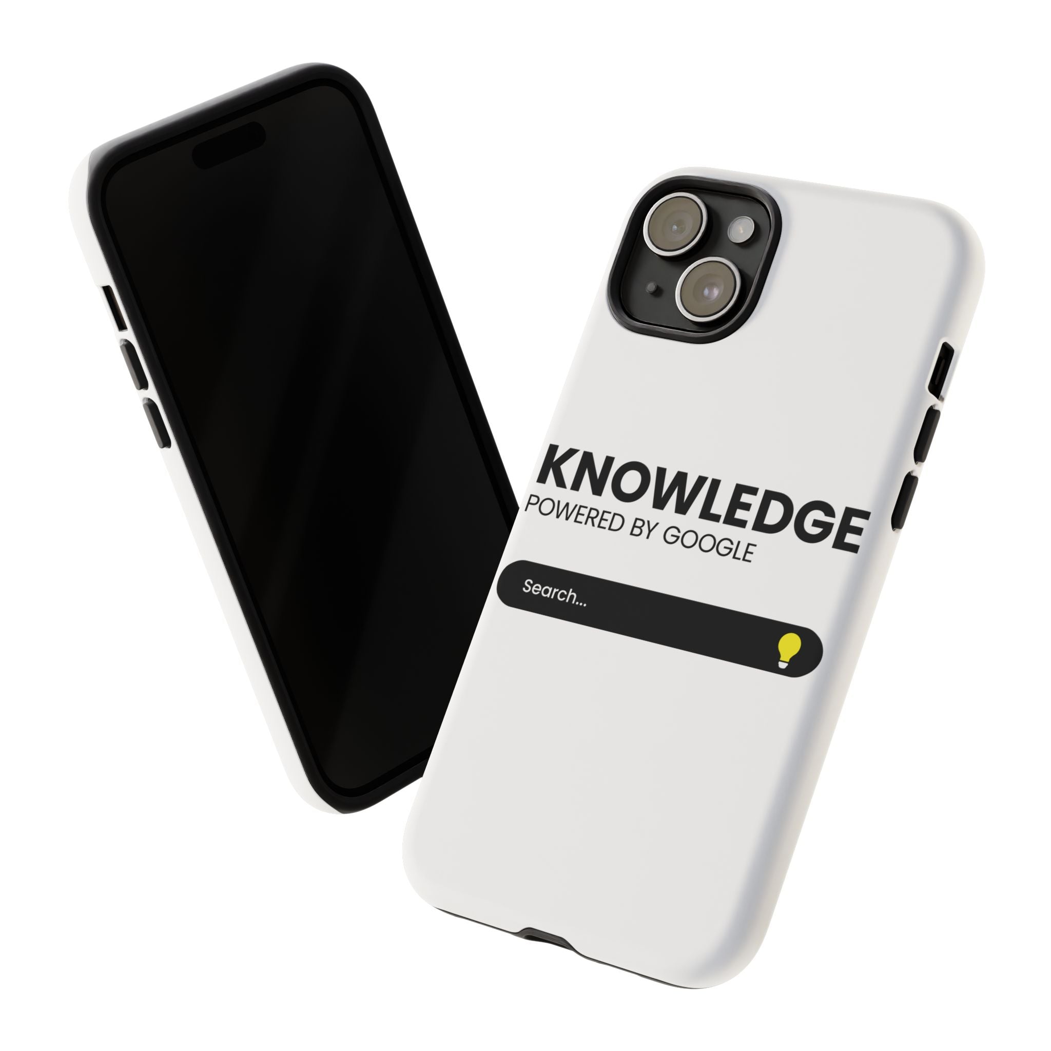 Phone Case — "Knowledge Powered by Google" Search Bar Design
