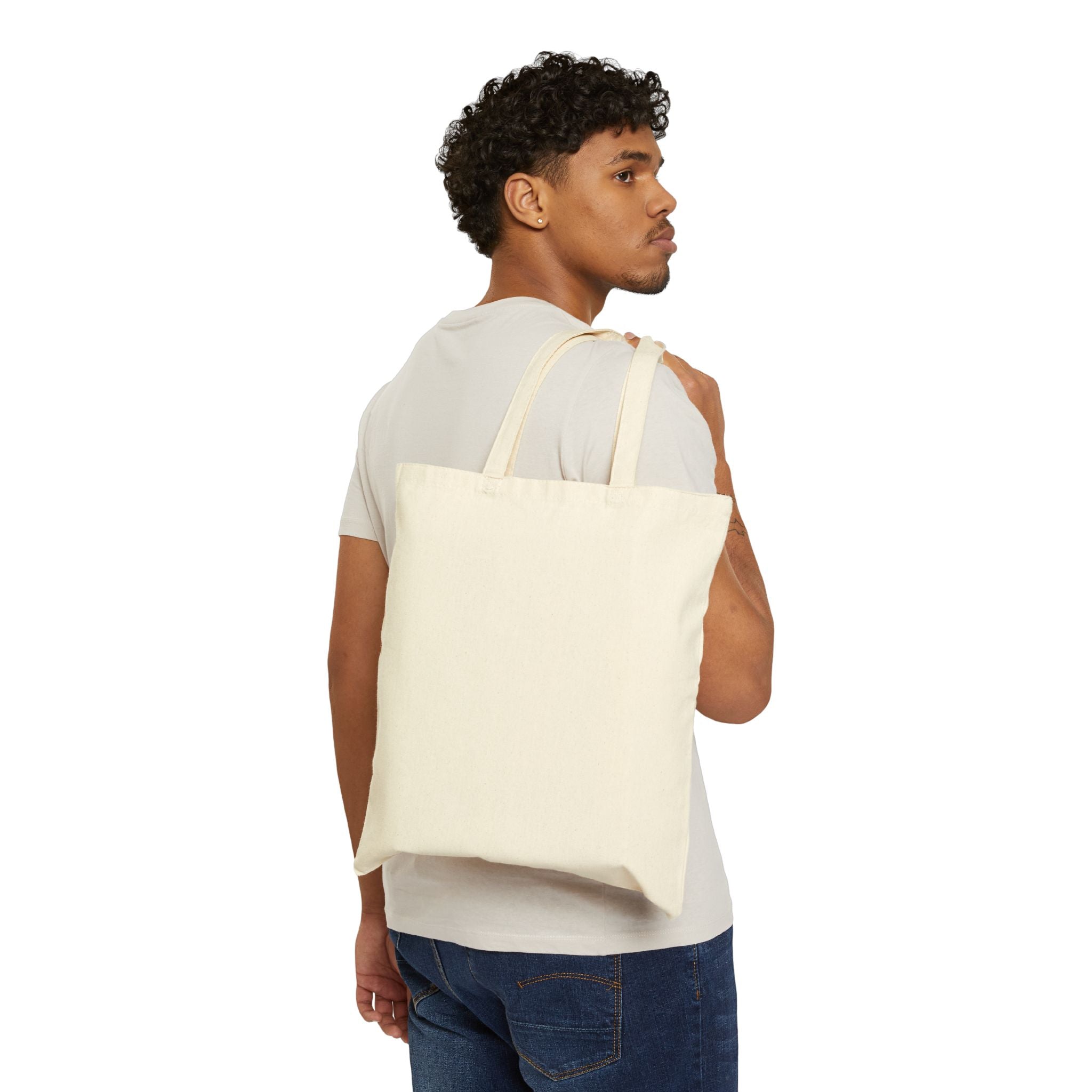 Virgo Zodiac Canvas Tote Bag — Astrology Girl Cotton Grocery & Beach Tote