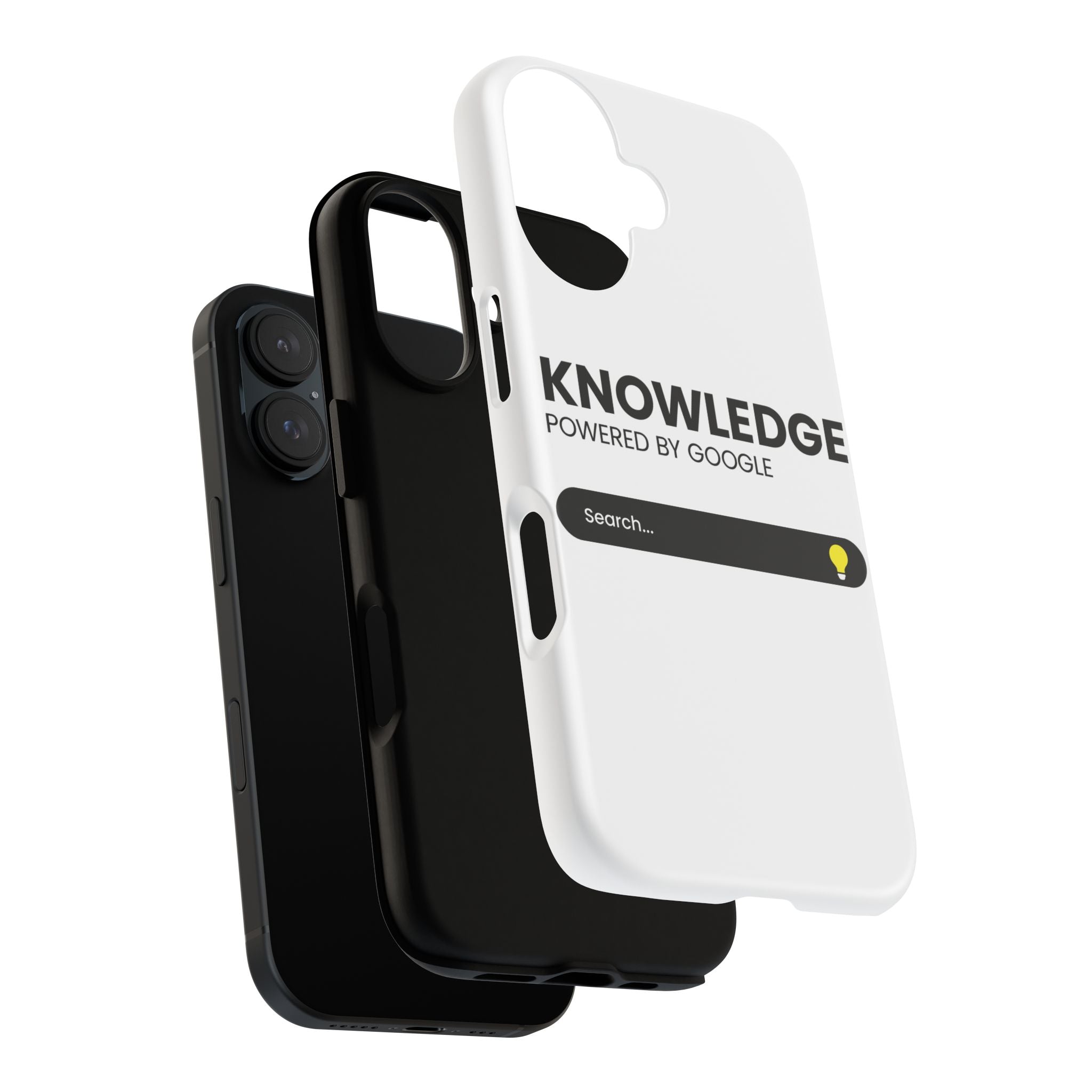 Phone Case — "Knowledge Powered by Google" Search Bar Design
