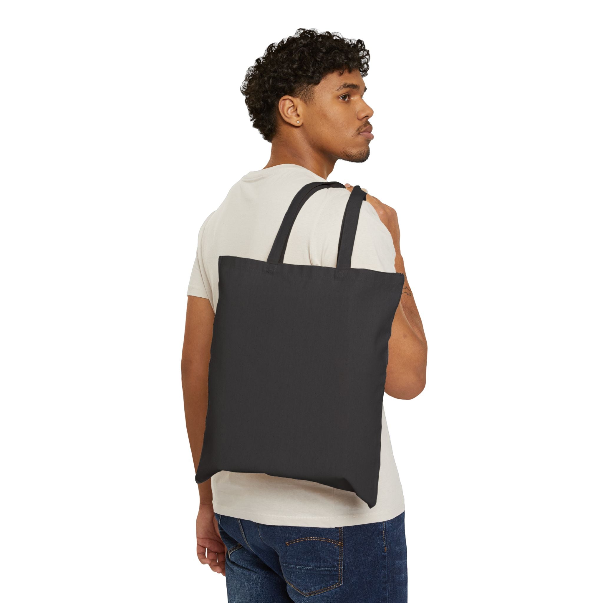 Virgo Zodiac Canvas Tote Bag — Astrology Girl Cotton Grocery & Beach Tote