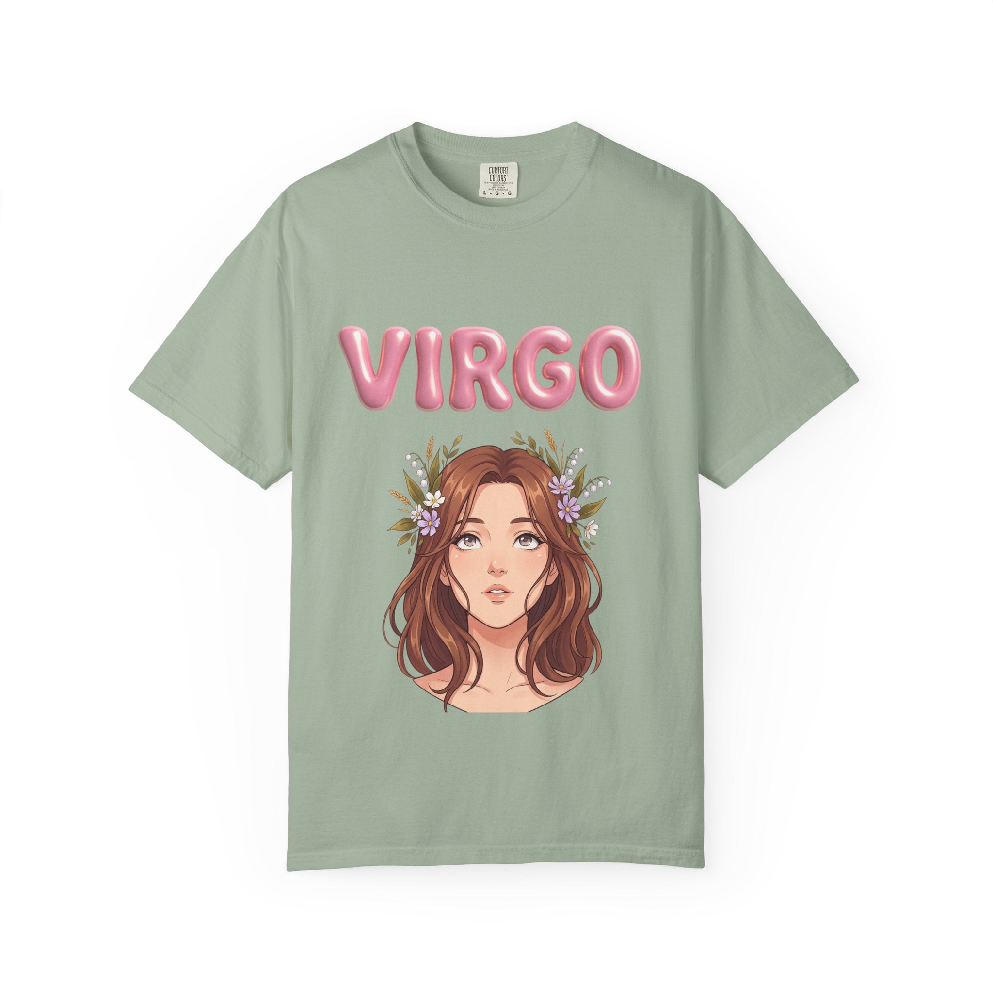 Virgo Zodiac T-Shirt — Virgo Girl Graphic Tee with Traits (Grounded, Smart, Trustworthy)
