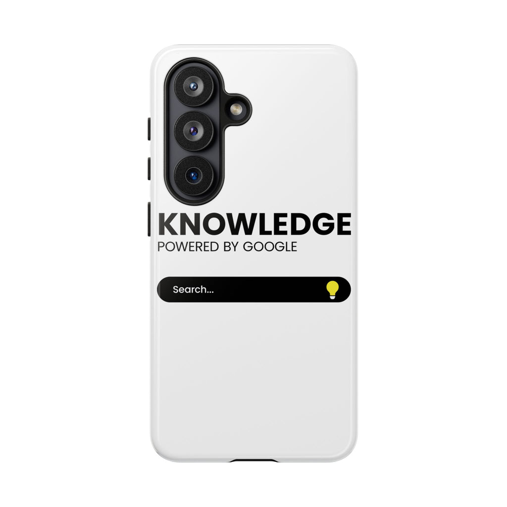 Phone Case — "Knowledge Powered by Google" Search Bar Design