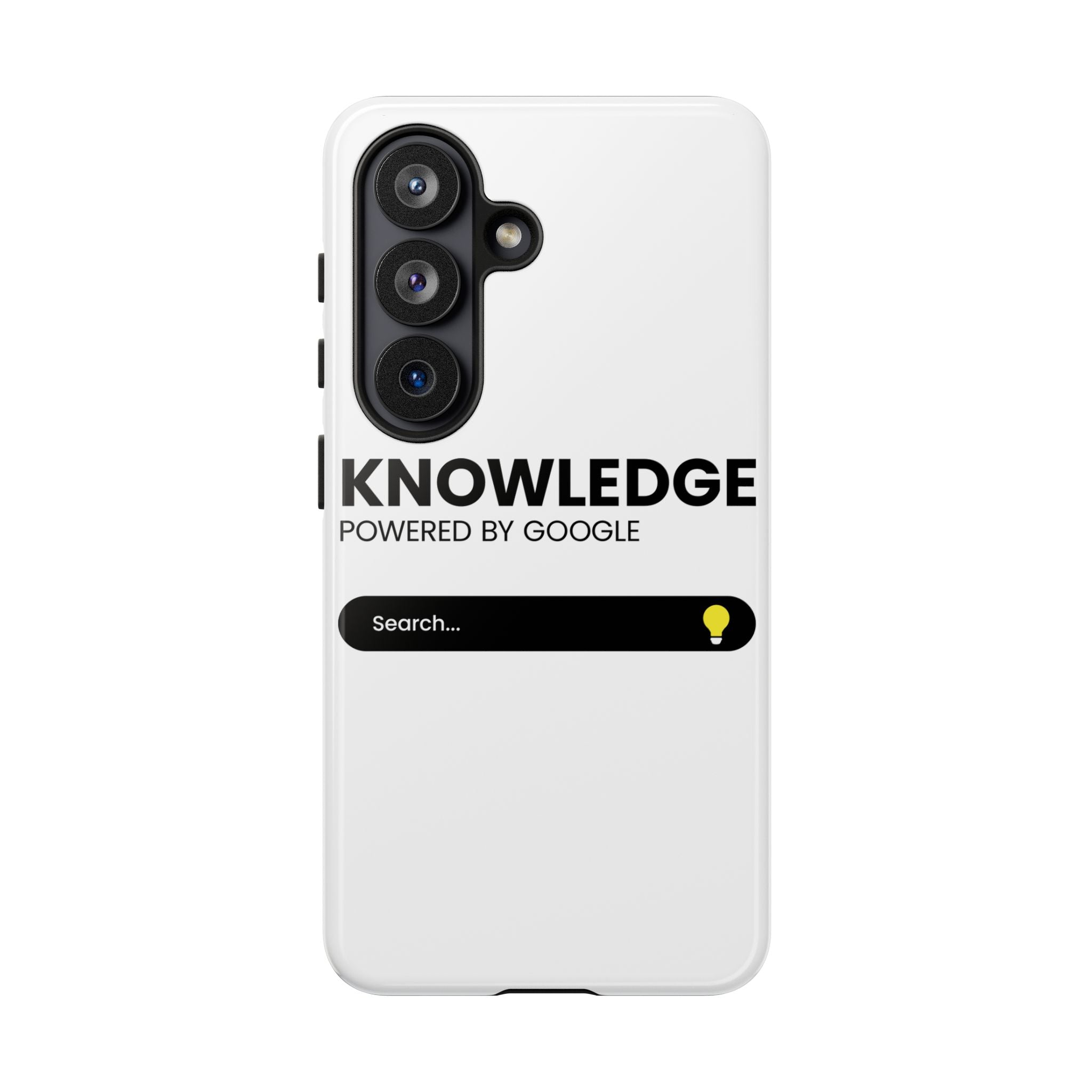 Phone Case — "Knowledge Powered by Google" Search Bar Design