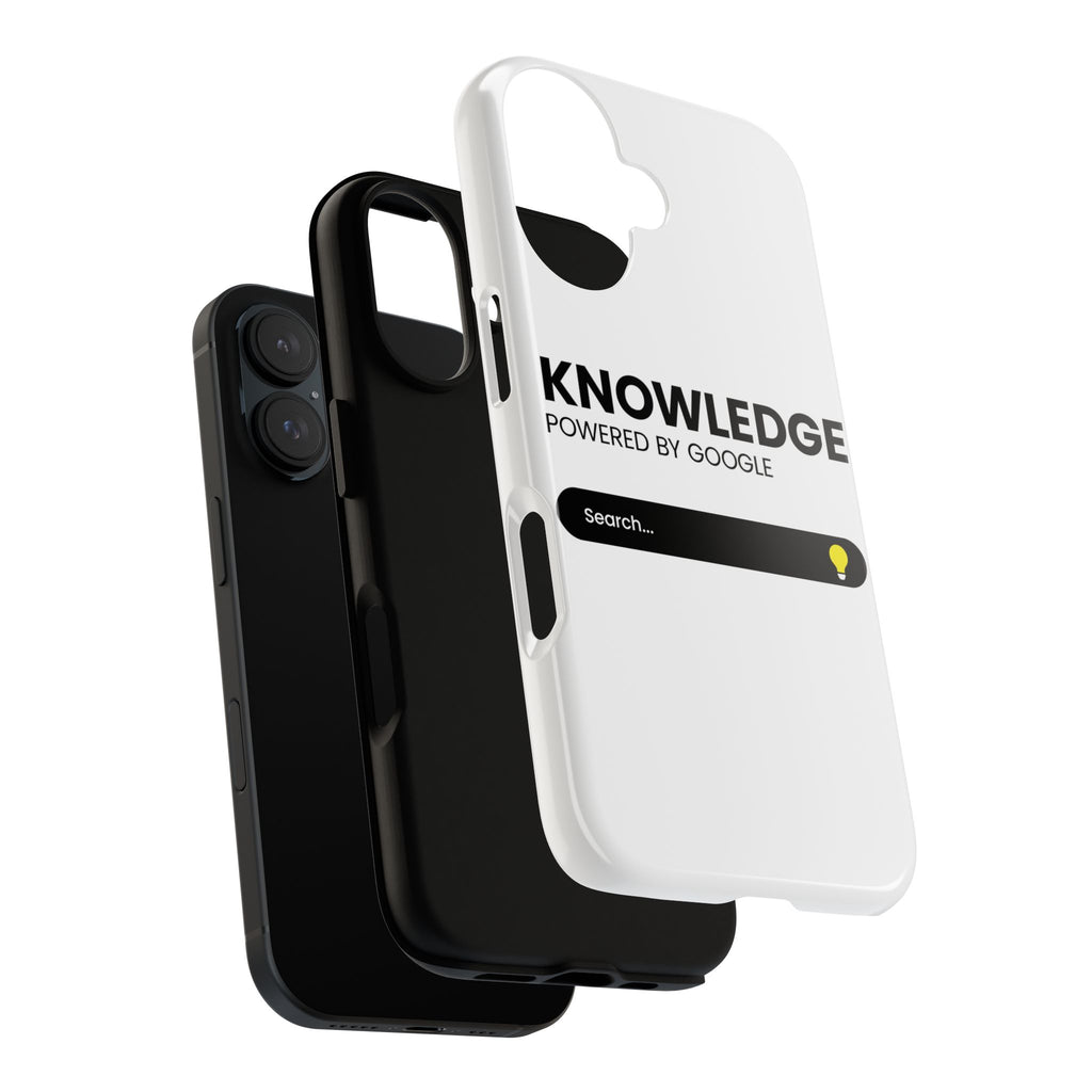 Phone Case — "Knowledge Powered by Google" Search Bar Design