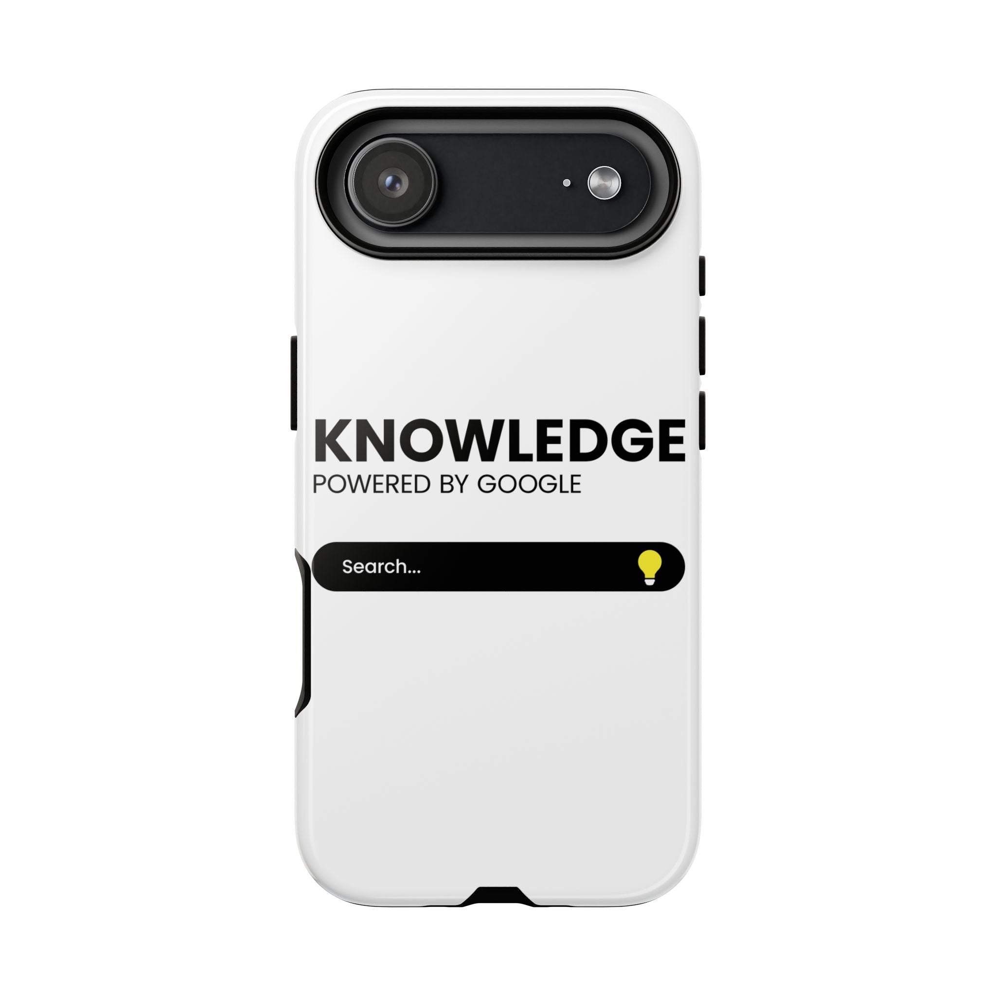 Phone Case — "Knowledge Powered by Google" Search Bar Design