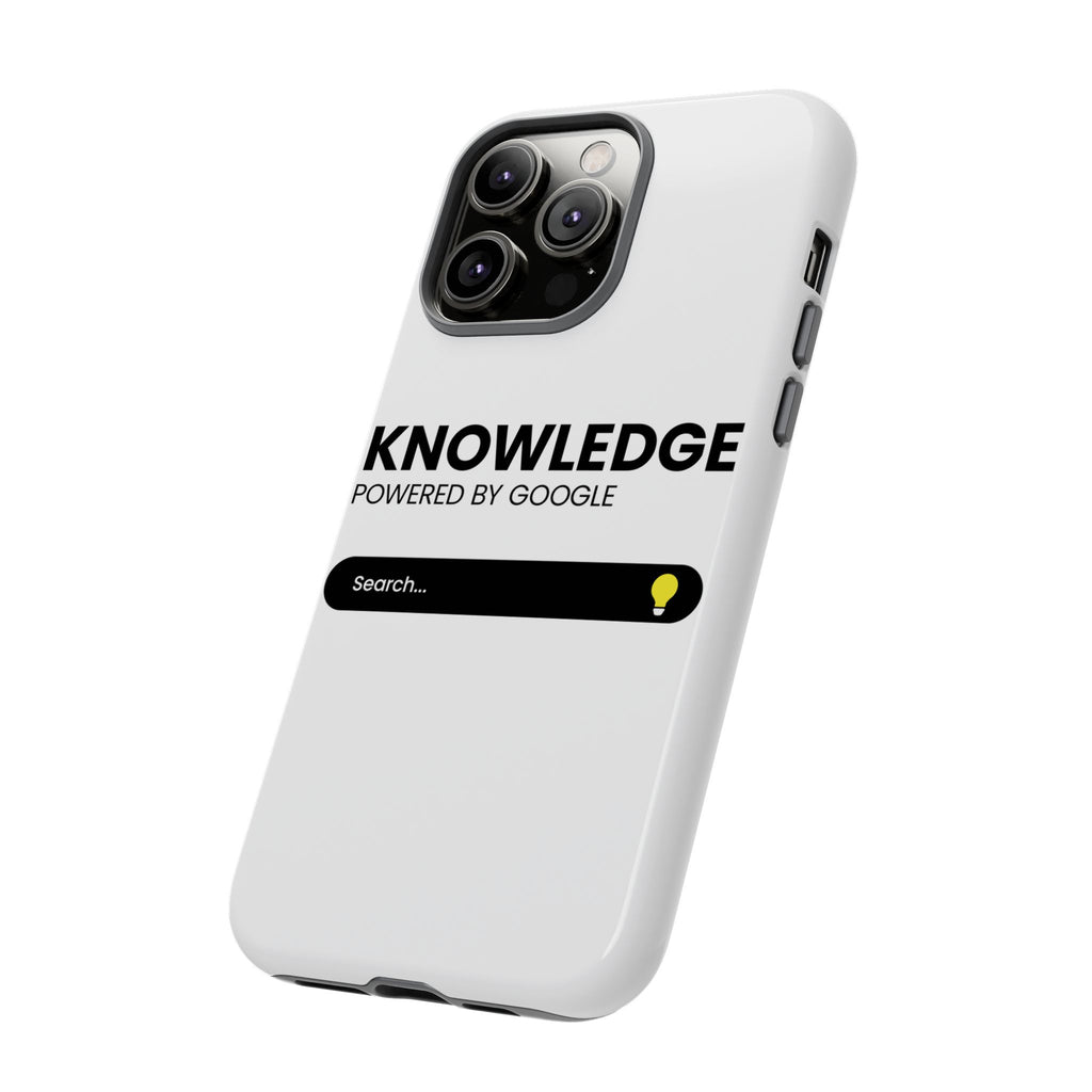 Phone Case — "Knowledge Powered by Google" Search Bar Design
