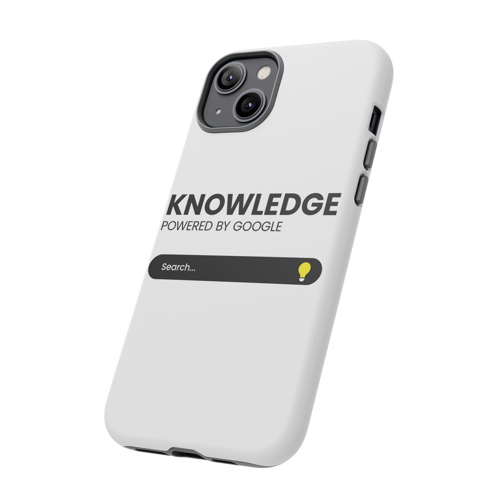 Phone Case — "Knowledge Powered by Google" Search Bar Design