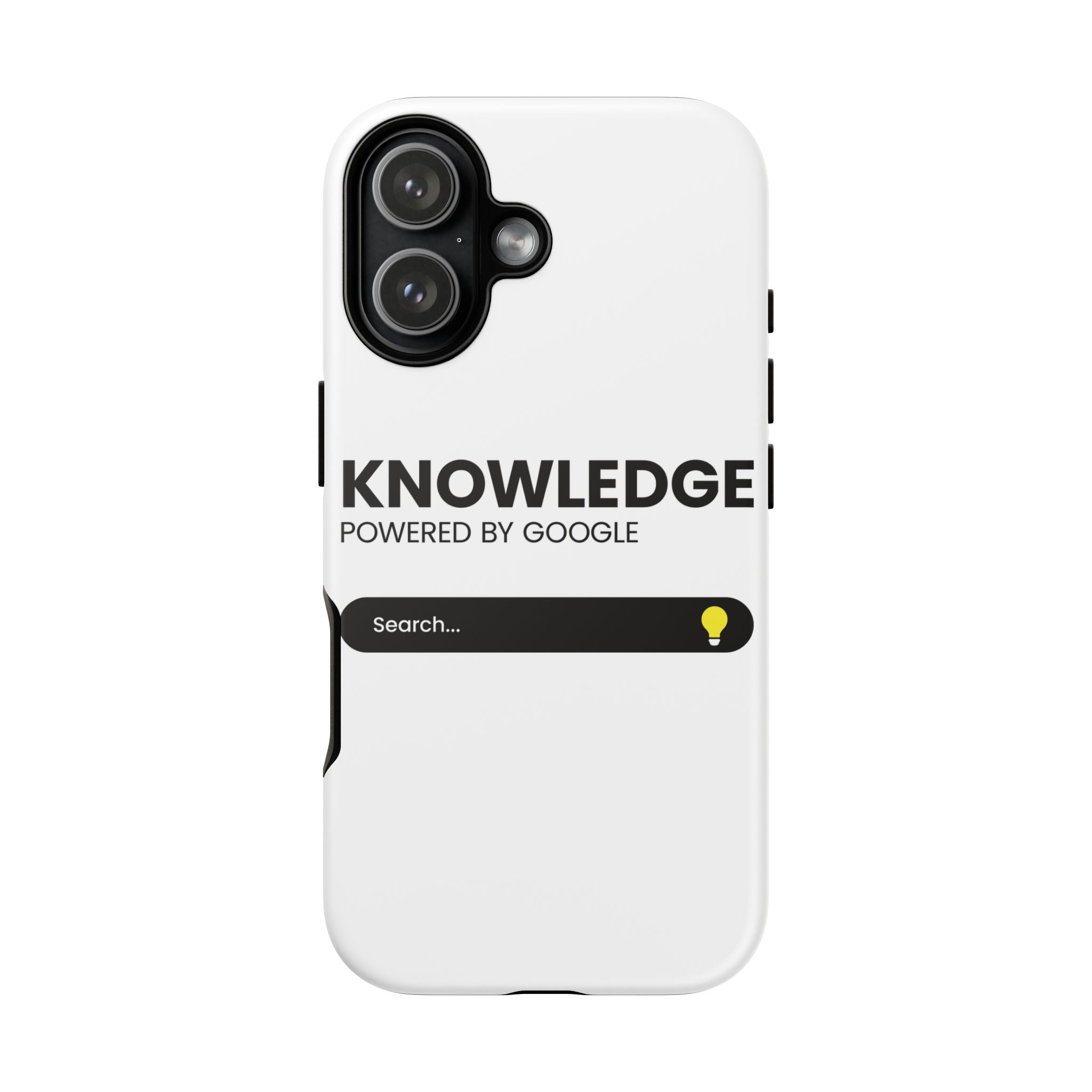 Phone Case — "Knowledge Powered by Google" Search Bar Design