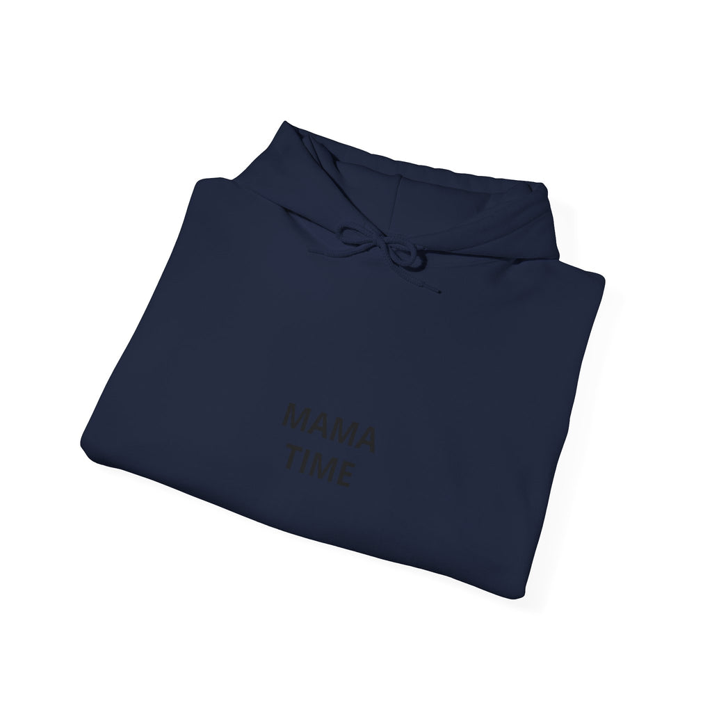 Mama Time Hoodie — Minimalist 'MAMA TIME' Pullover for New Moms & Everyday Comfort