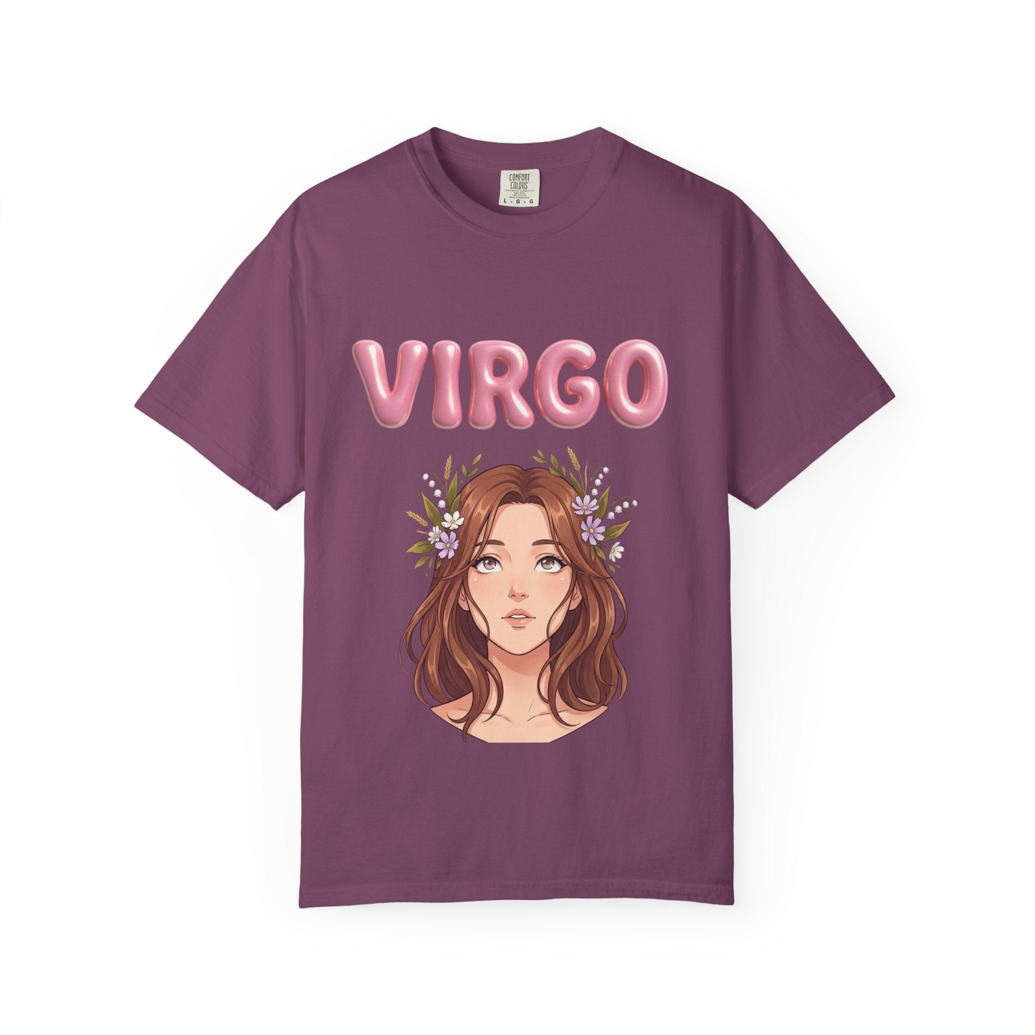 Virgo Zodiac T-Shirt — Virgo Girl Graphic Tee with Traits (Grounded, Smart, Trustworthy)