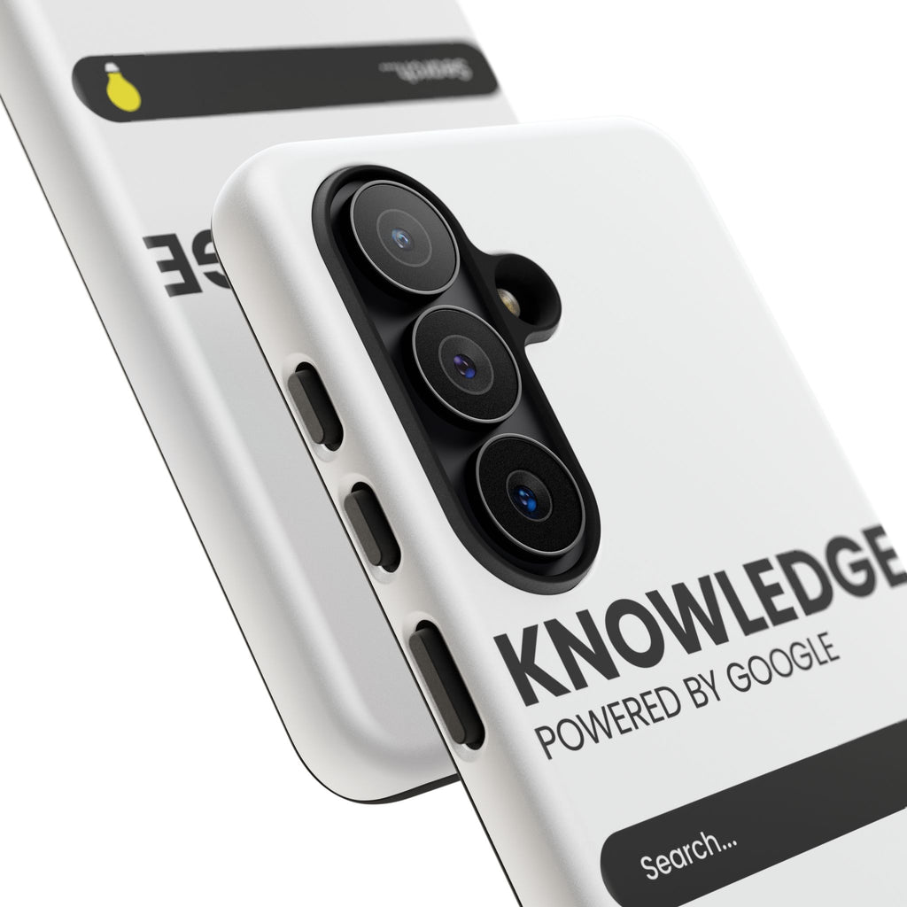 Phone Case — "Knowledge Powered by Google" Search Bar Design