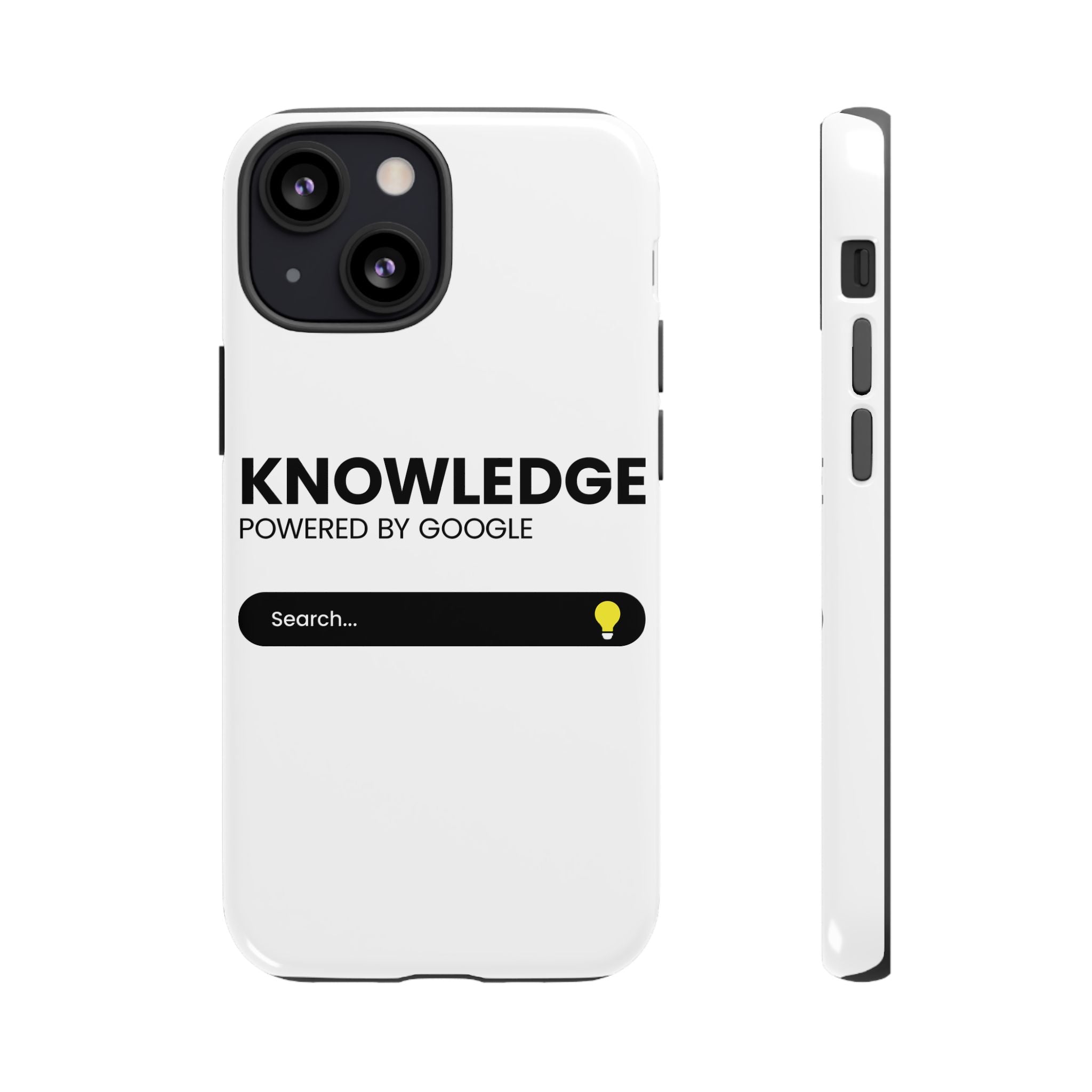 Phone Case — "Knowledge Powered by Google" Search Bar Design
