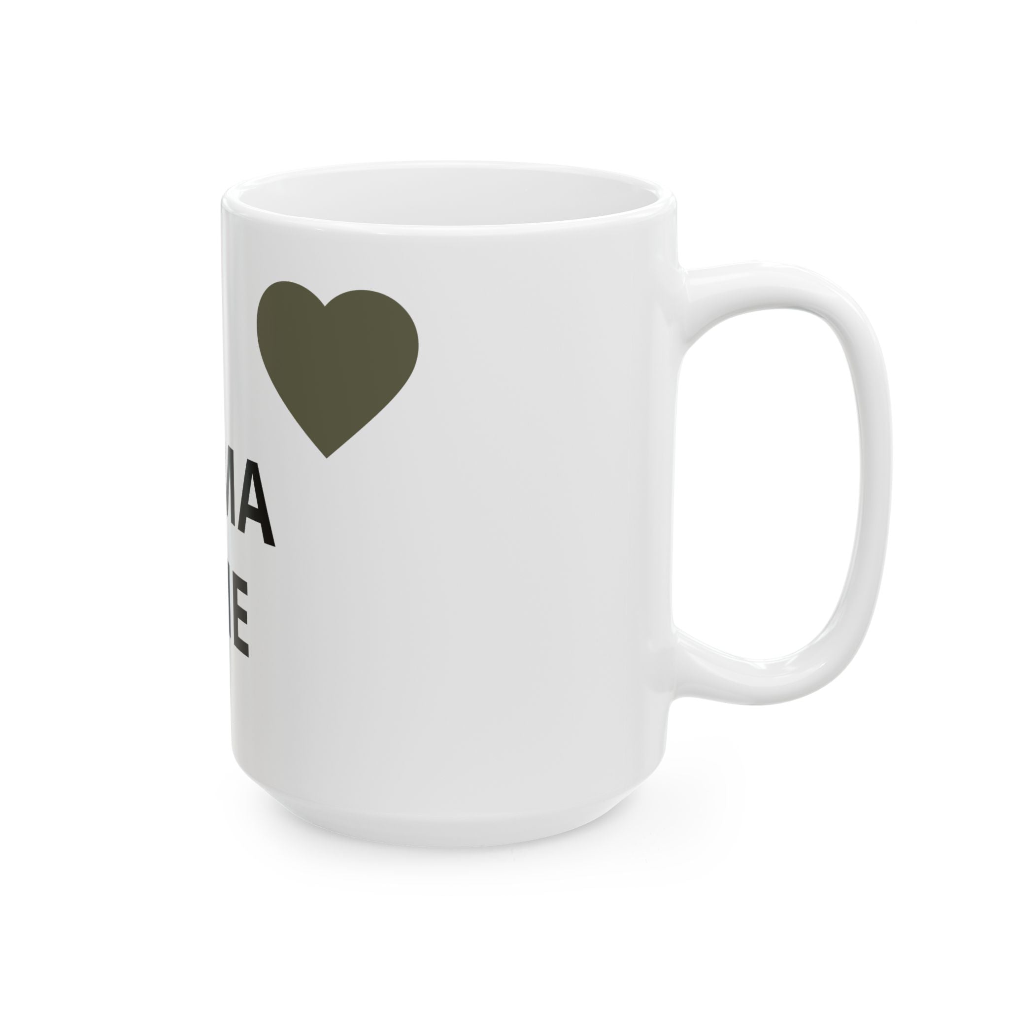 Mama Time Mug – Funny Minimalist Coffee Cup for Moms (11oz & 15oz)