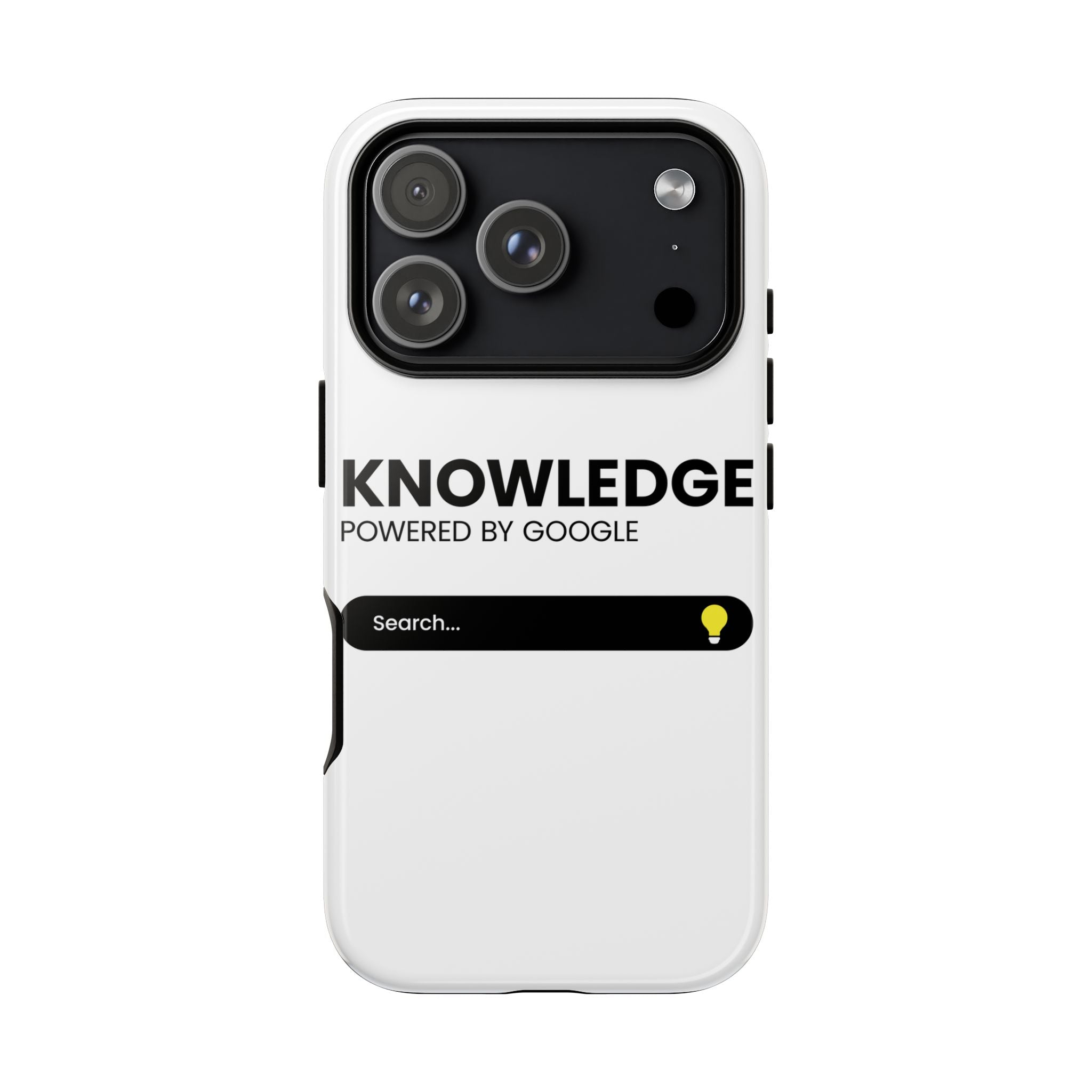 Phone Case — "Knowledge Powered by Google" Search Bar Design