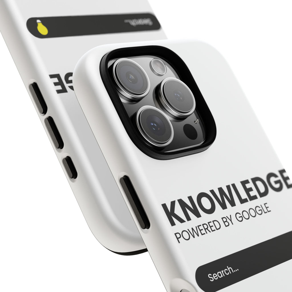 Phone Case — "Knowledge Powered by Google" Search Bar Design