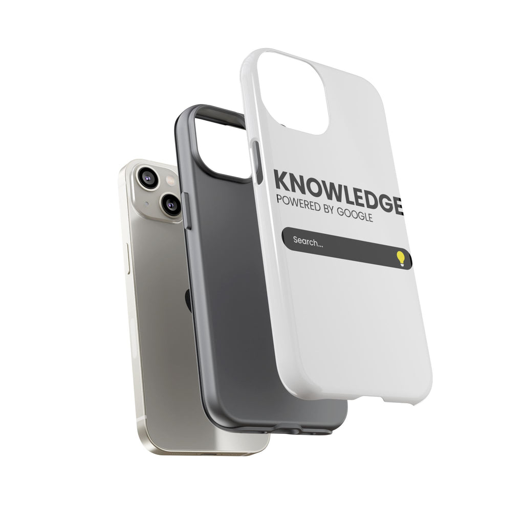 Phone Case — "Knowledge Powered by Google" Search Bar Design