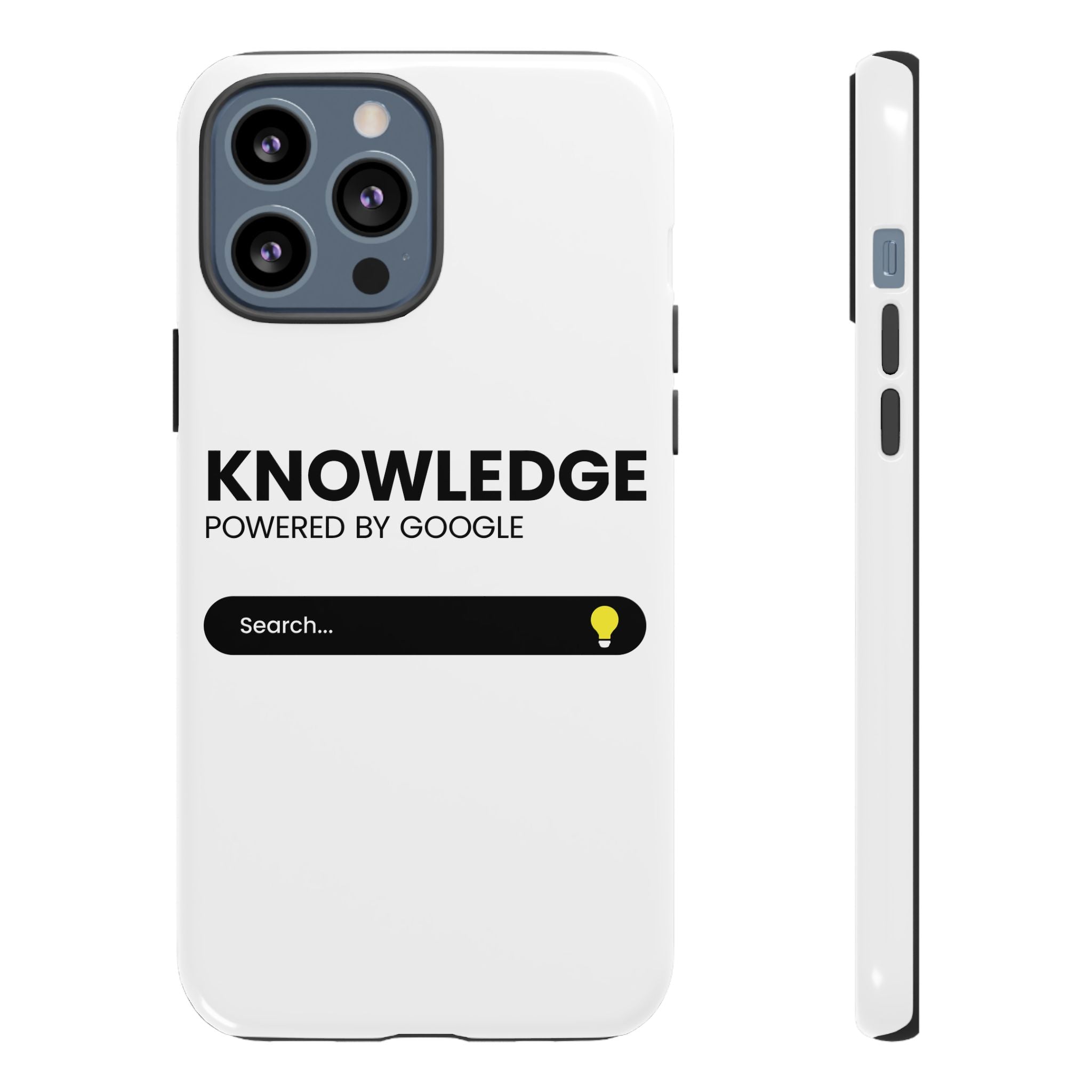 Phone Case — "Knowledge Powered by Google" Search Bar Design