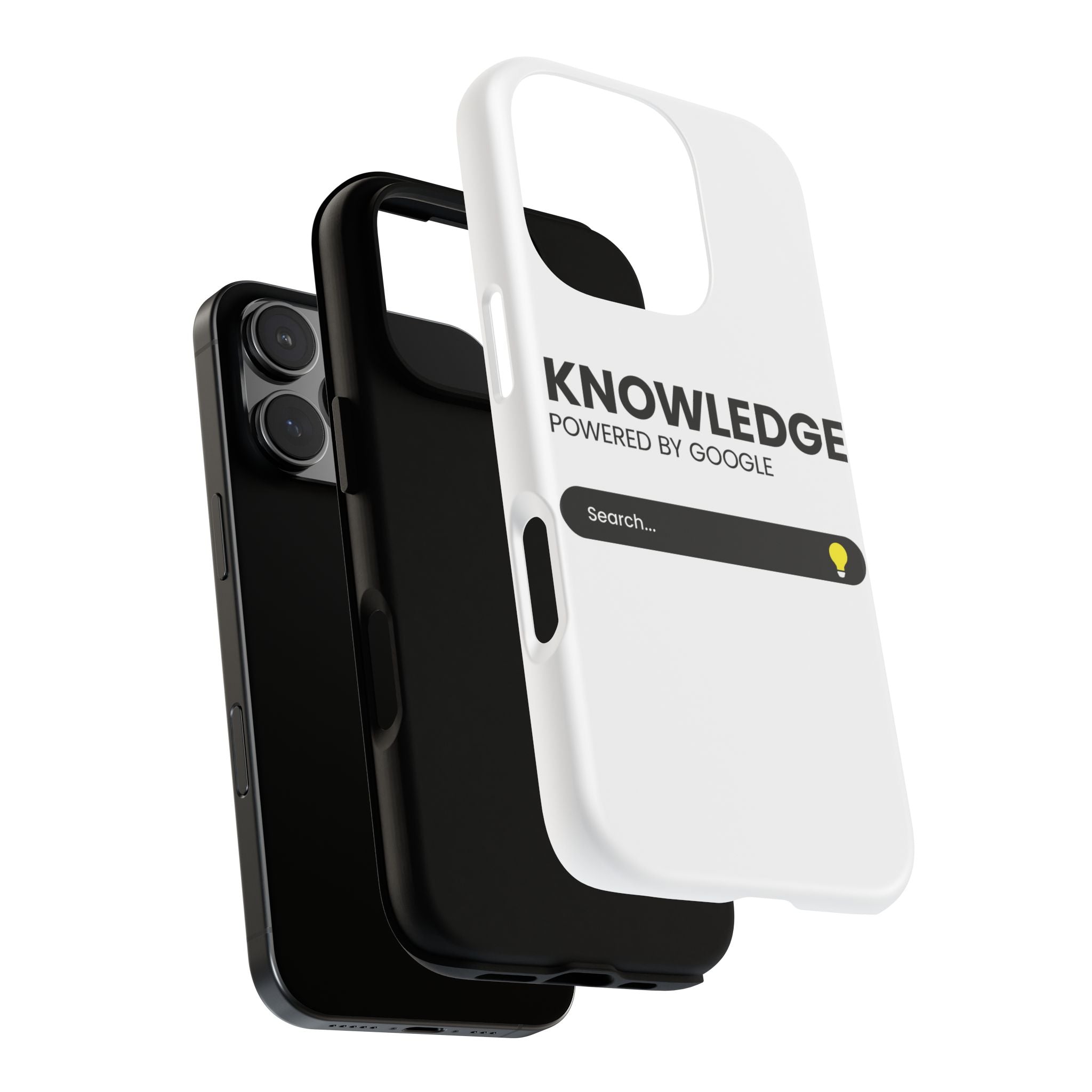 Phone Case — "Knowledge Powered by Google" Search Bar Design