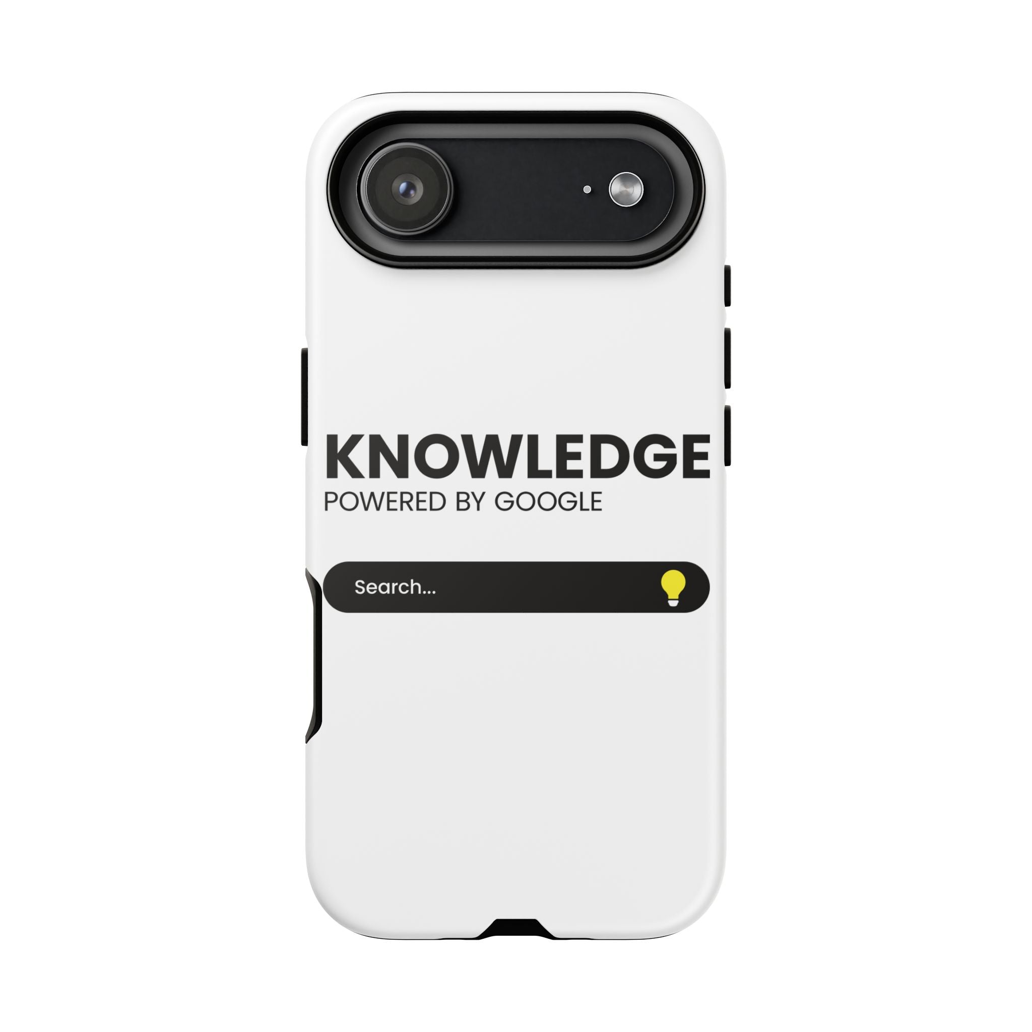 Phone Case — "Knowledge Powered by Google" Search Bar Design