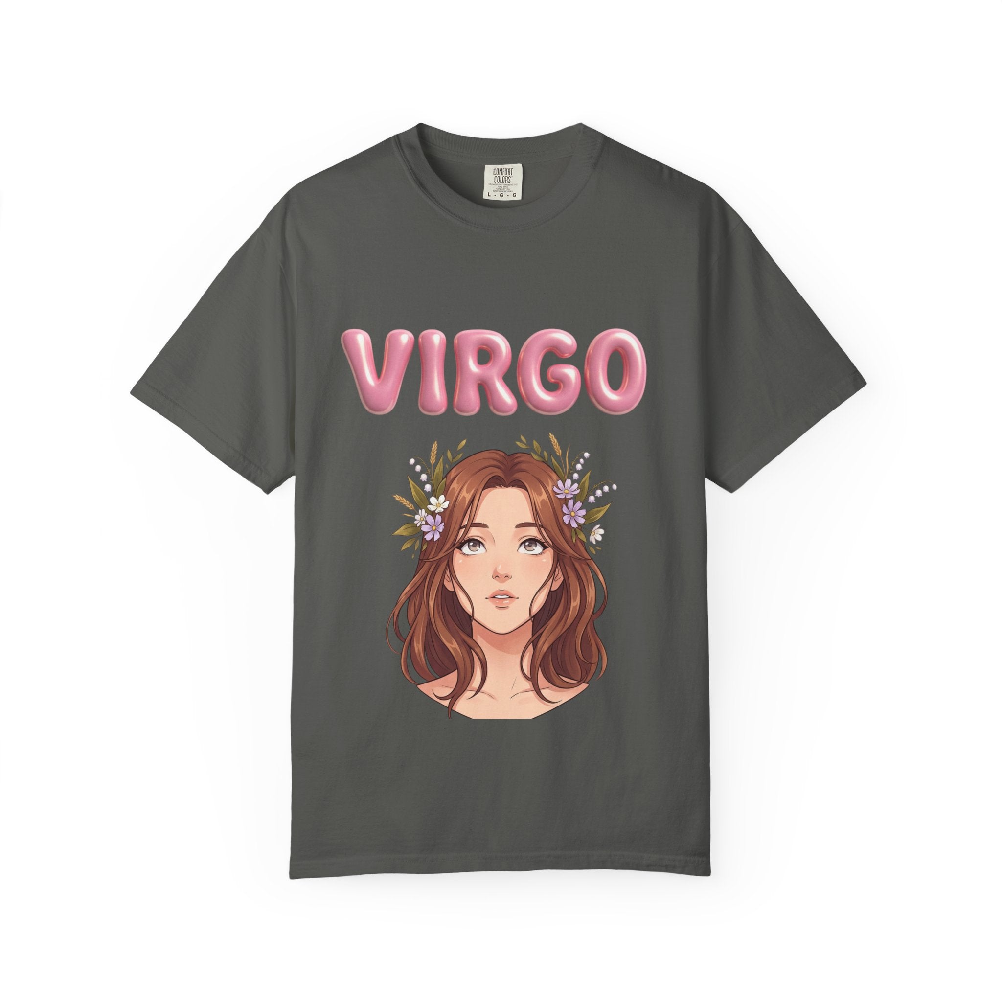 Virgo Zodiac T-Shirt — Virgo Girl Graphic Tee with Traits (Grounded, Smart, Trustworthy)