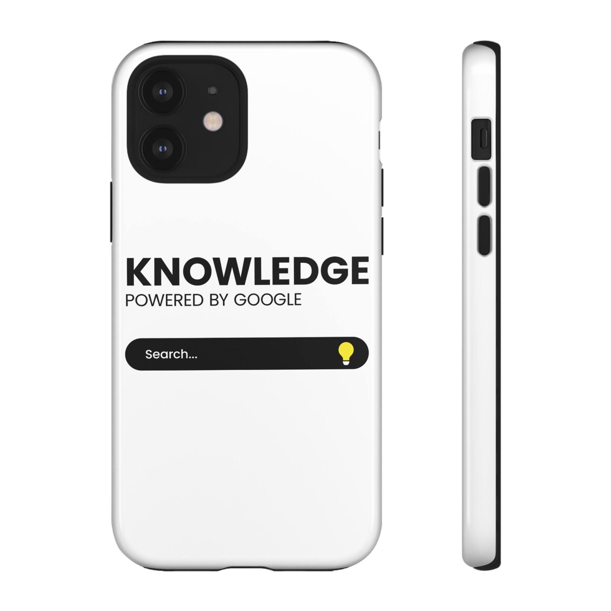 Phone Case — "Knowledge Powered by Google" Search Bar Design