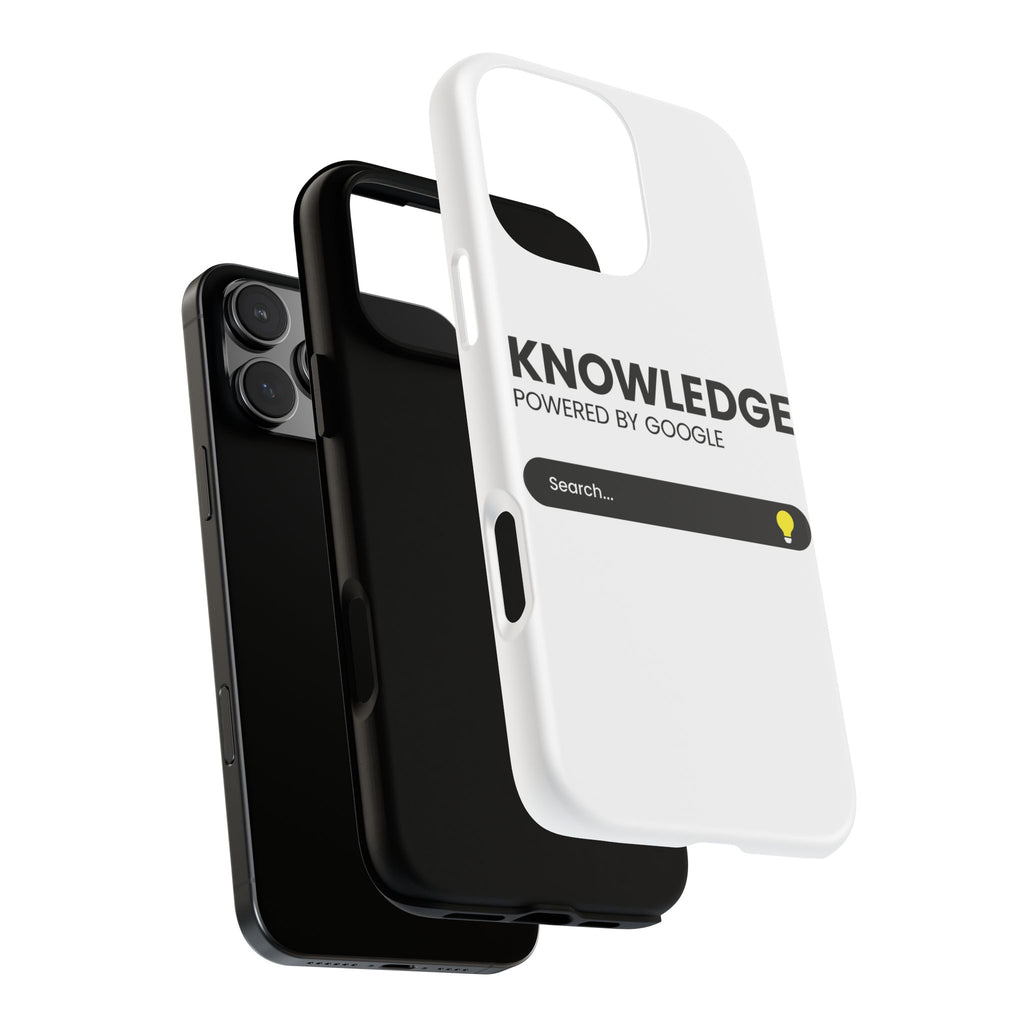 Phone Case — "Knowledge Powered by Google" Search Bar Design