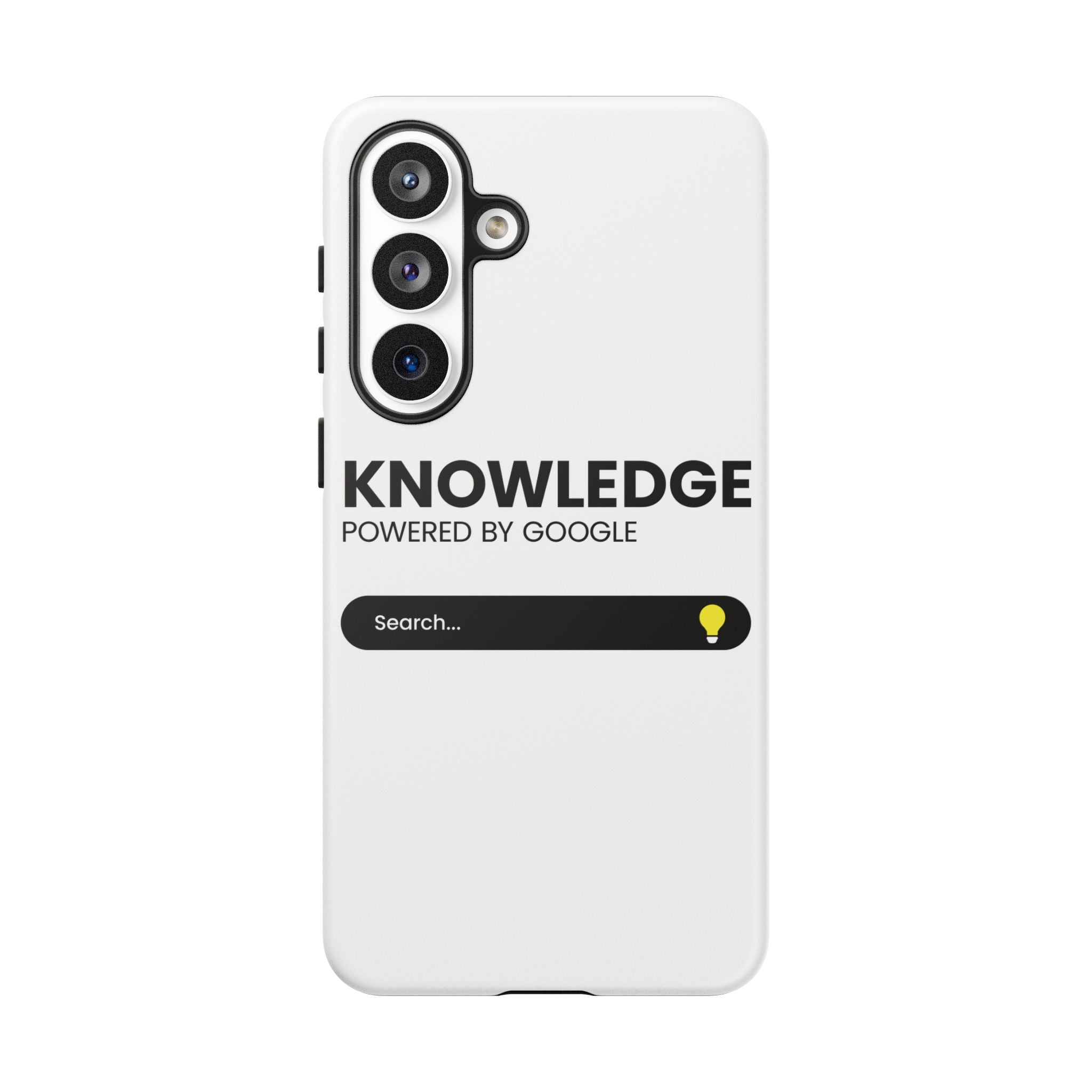 Phone Case — "Knowledge Powered by Google" Search Bar Design