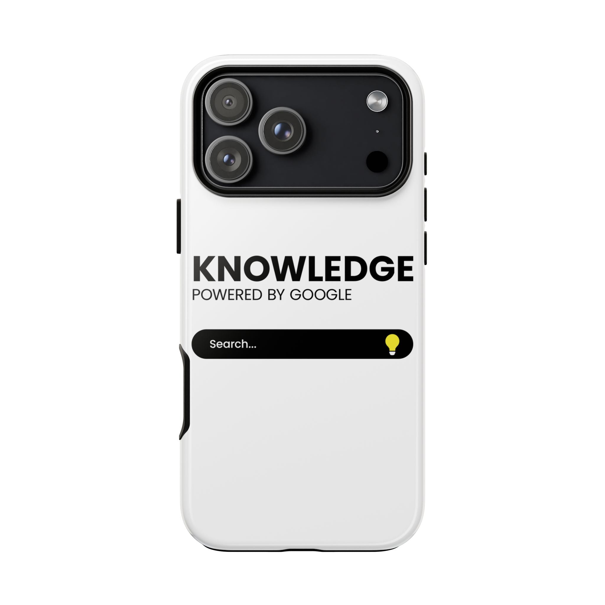 Phone Case — "Knowledge Powered by Google" Search Bar Design
