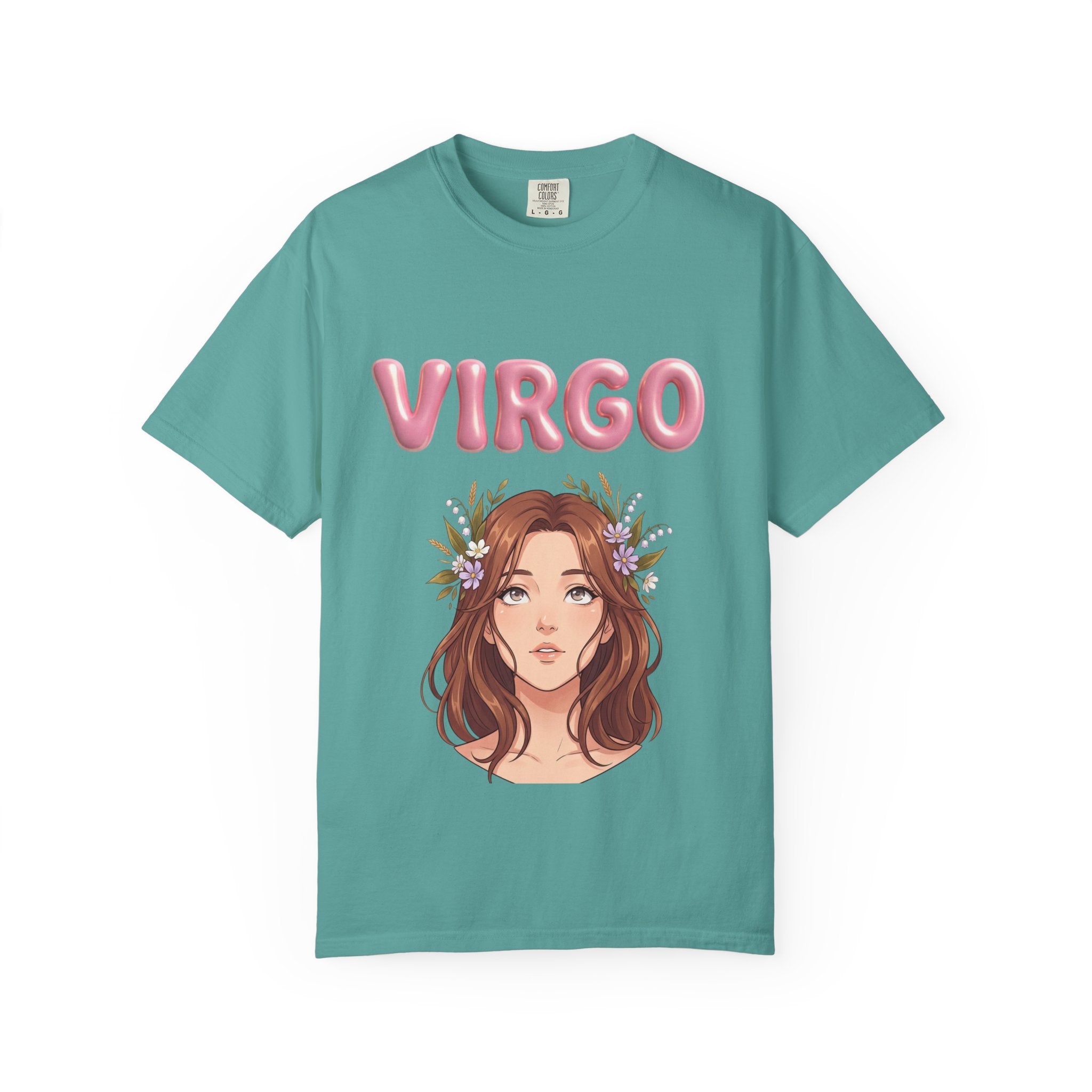 Virgo Zodiac T-Shirt — Virgo Girl Graphic Tee with Traits (Grounded, Smart, Trustworthy)