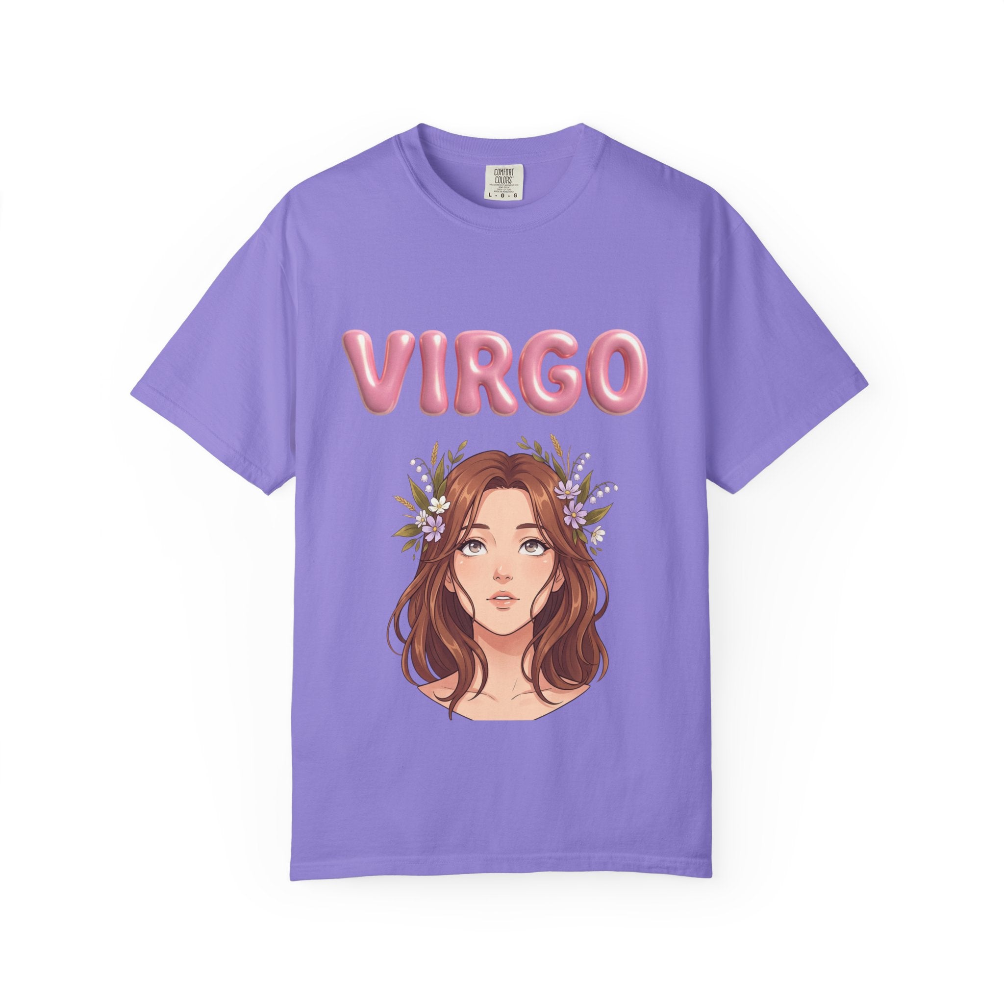 Virgo Zodiac T-Shirt — Virgo Girl Graphic Tee with Traits (Grounded, Smart, Trustworthy)