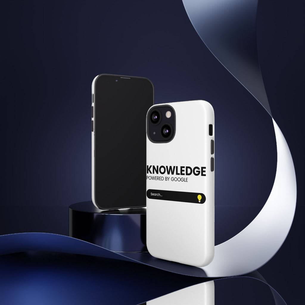 Phone Case — "Knowledge Powered by Google" Search Bar Design