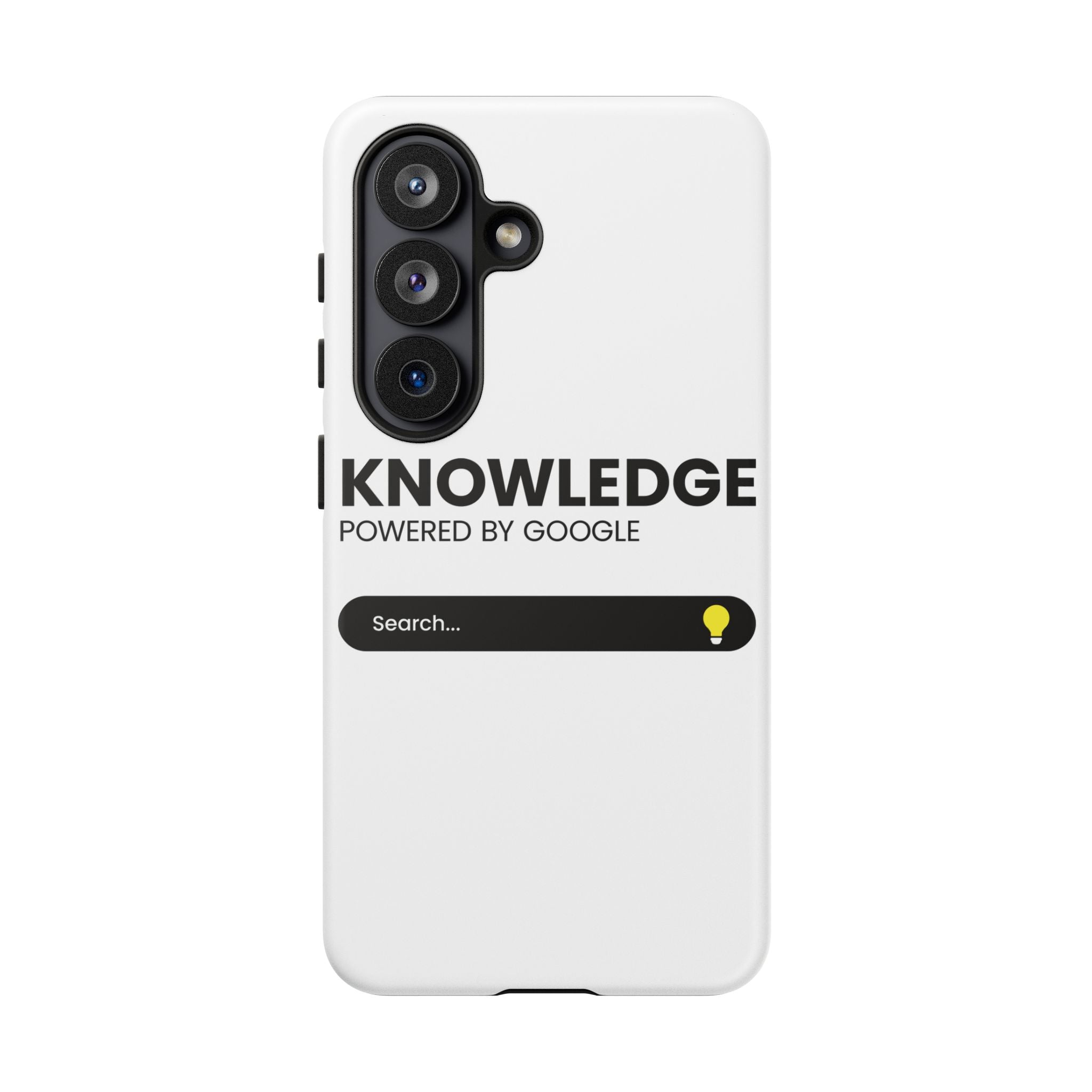 Phone Case — "Knowledge Powered by Google" Search Bar Design