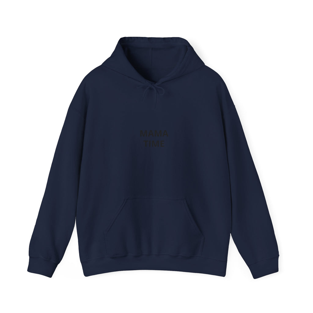 Mama Time Hoodie — Minimalist 'MAMA TIME' Pullover for New Moms & Everyday Comfort