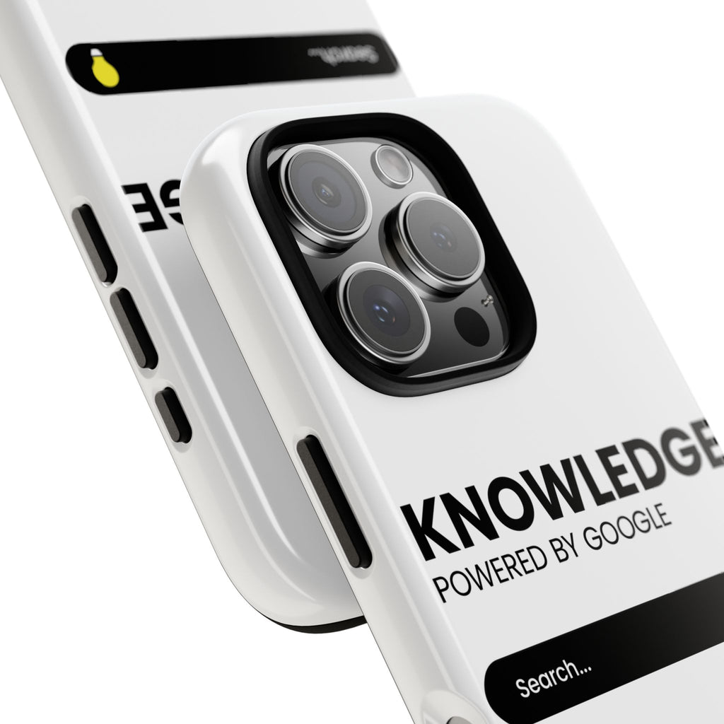 Phone Case — "Knowledge Powered by Google" Search Bar Design