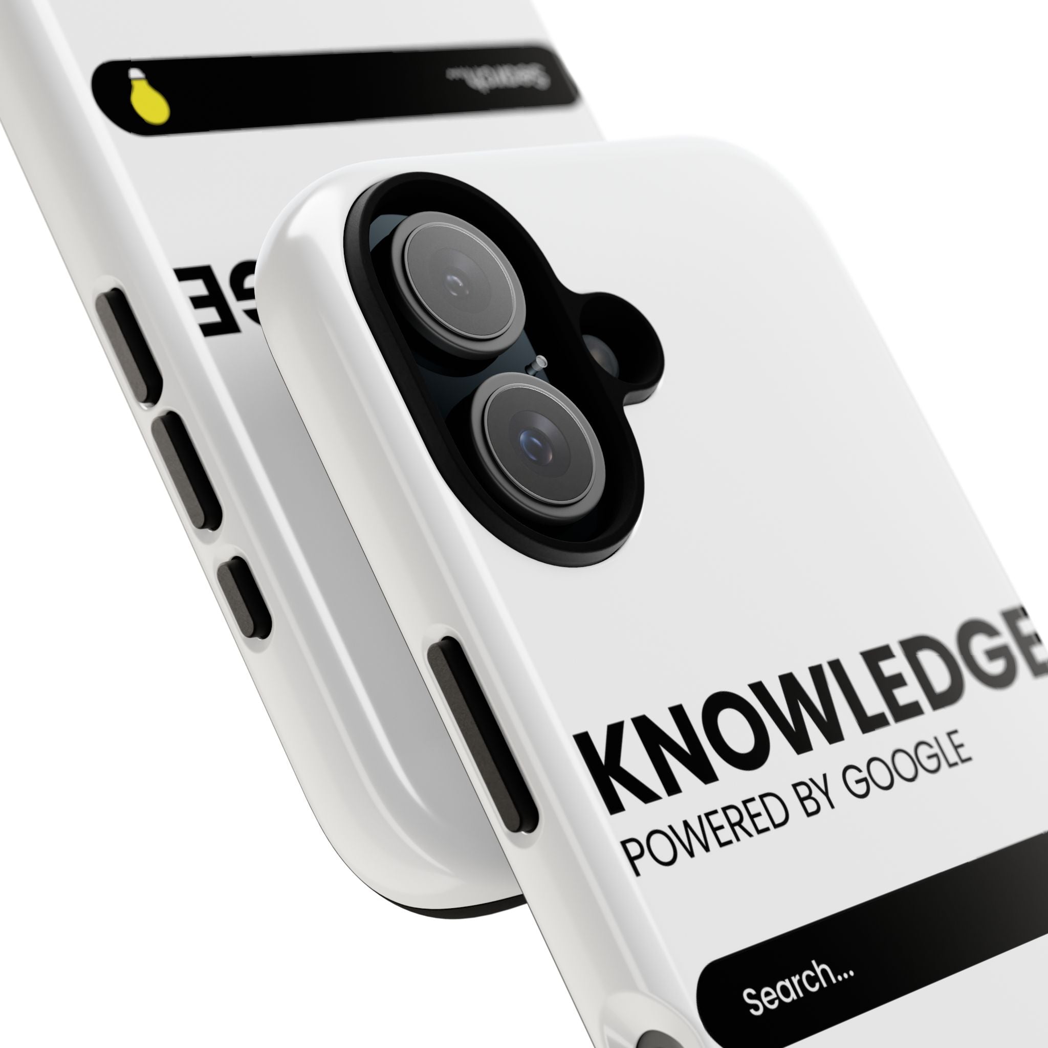 Phone Case — "Knowledge Powered by Google" Search Bar Design