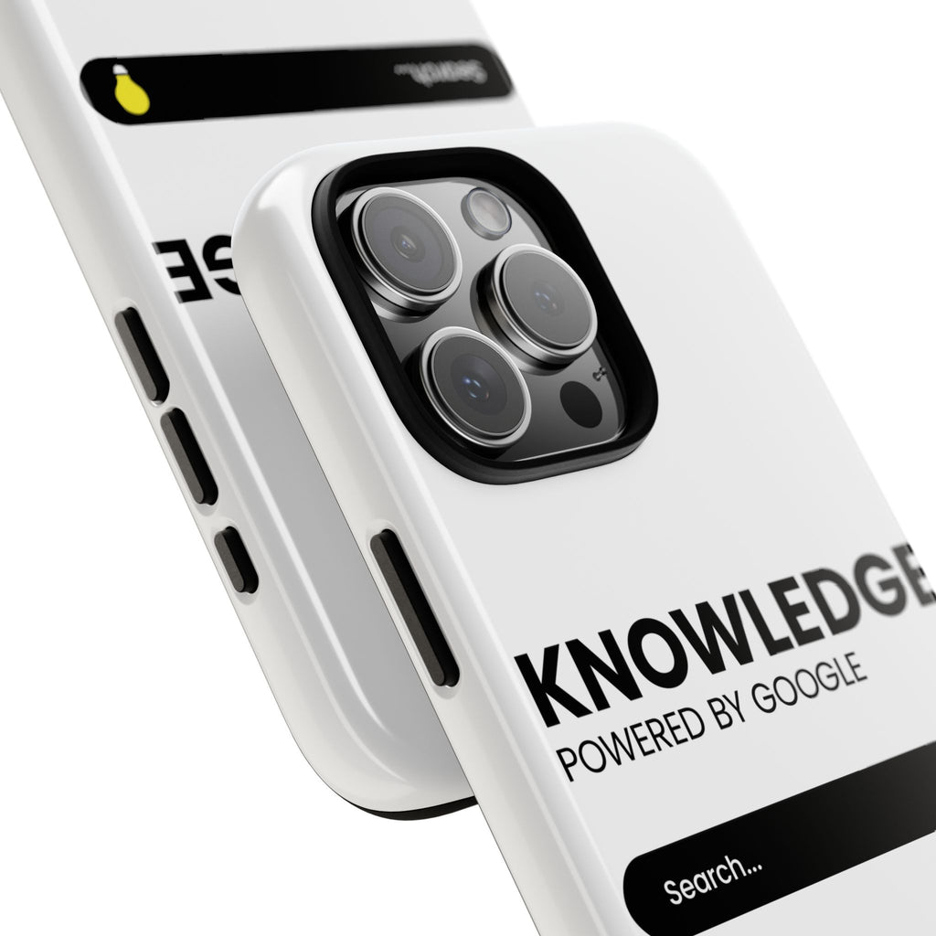 Phone Case — "Knowledge Powered by Google" Search Bar Design