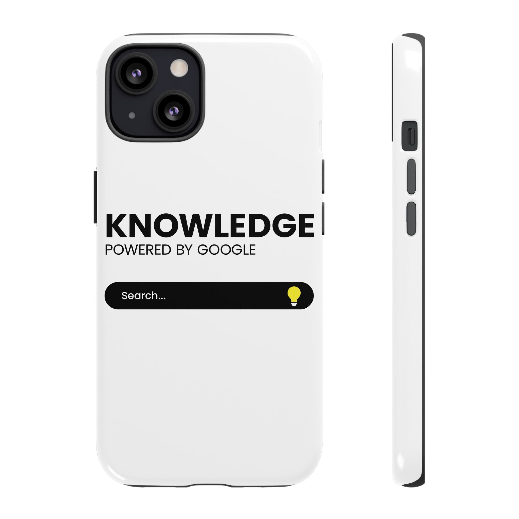 Phone Case — "Knowledge Powered by Google" Search Bar Design