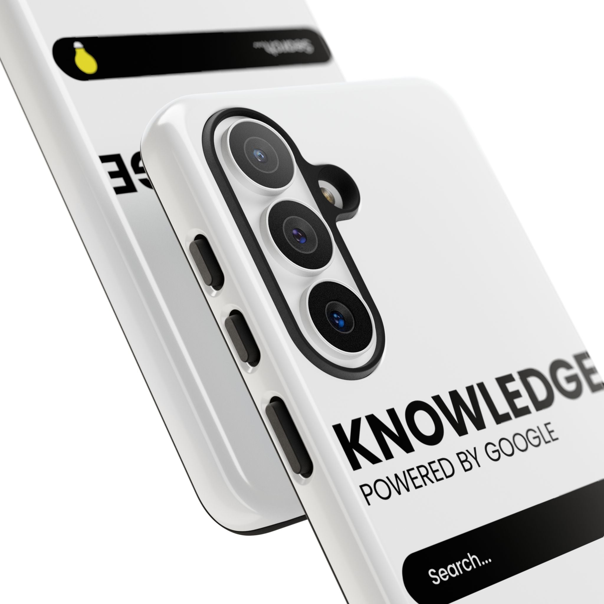 Phone Case — "Knowledge Powered by Google" Search Bar Design