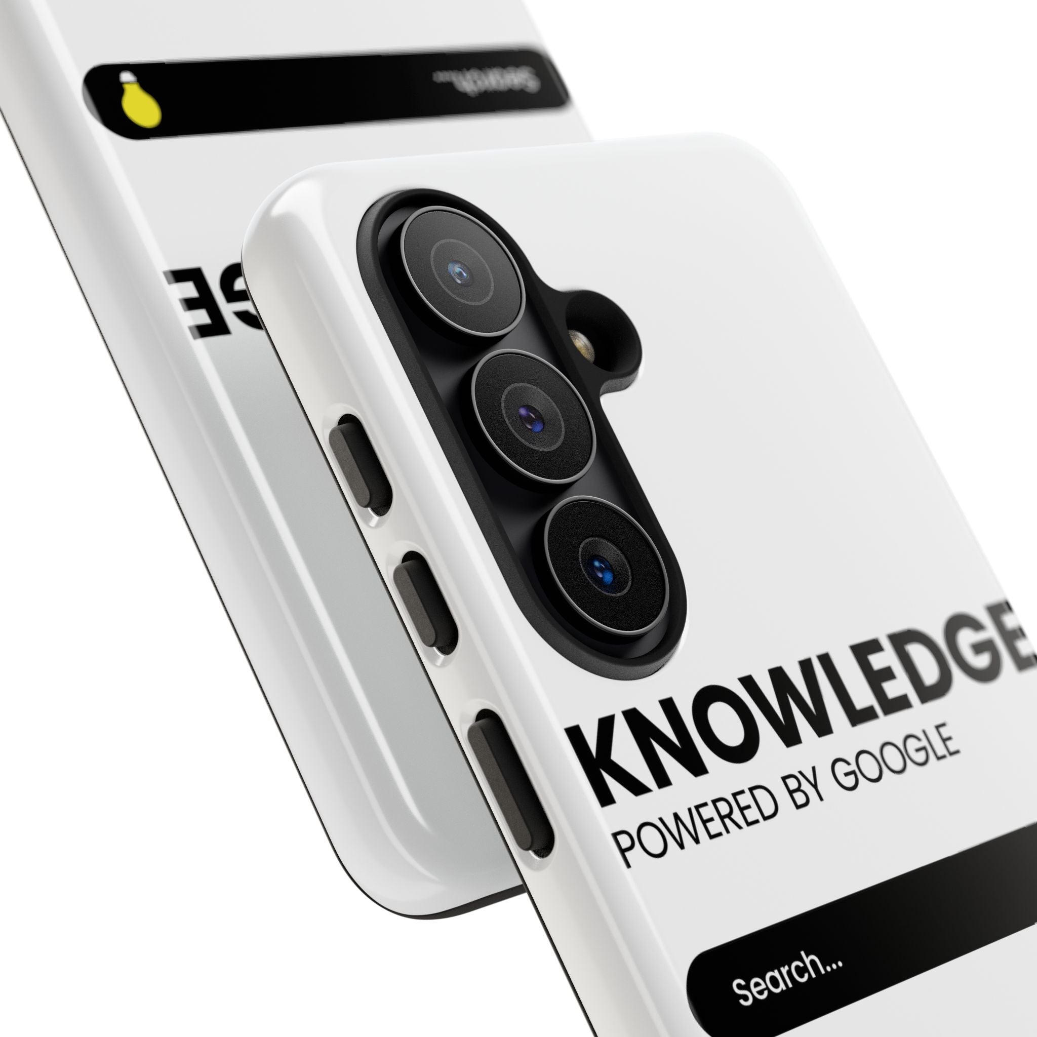 Phone Case — "Knowledge Powered by Google" Search Bar Design