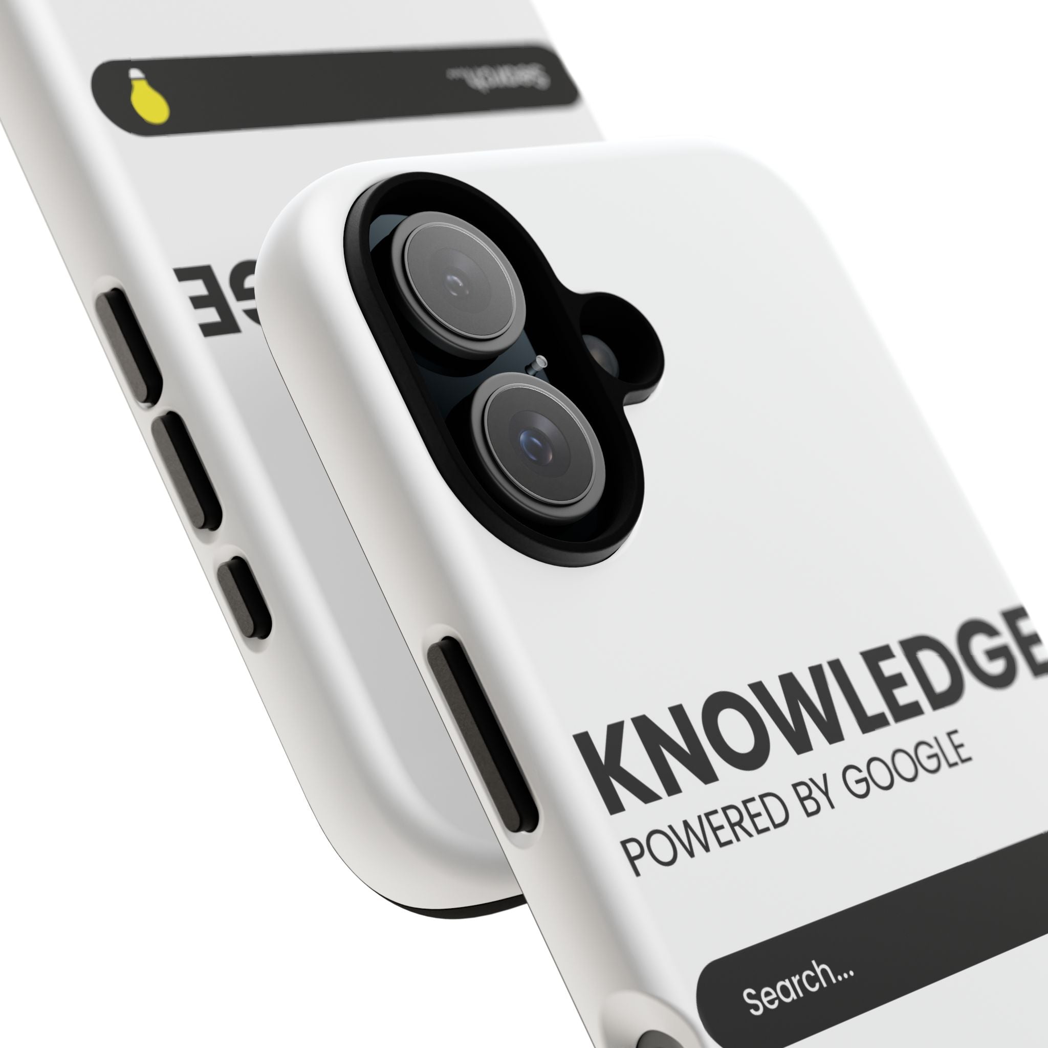 Phone Case — "Knowledge Powered by Google" Search Bar Design