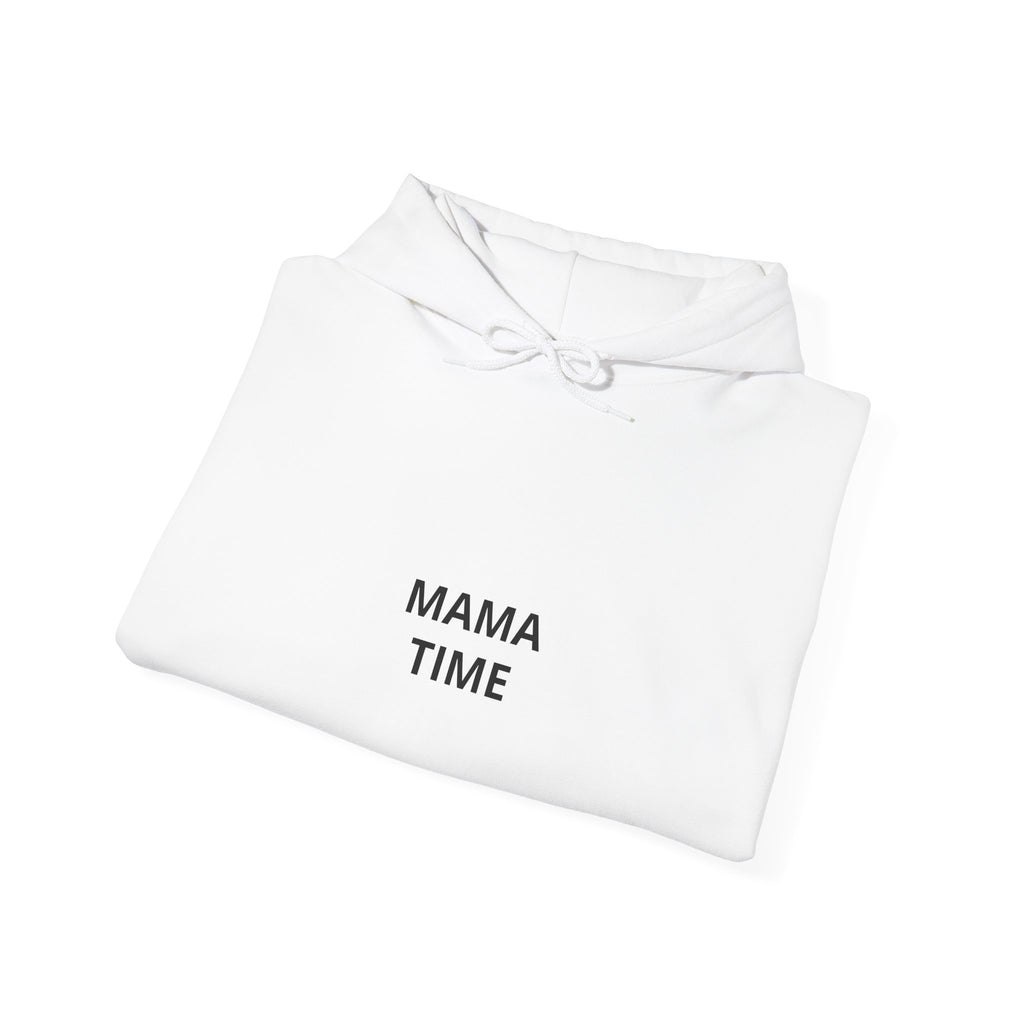 Mama Time Hoodie — Minimalist 'MAMA TIME' Pullover for New Moms & Everyday Comfort